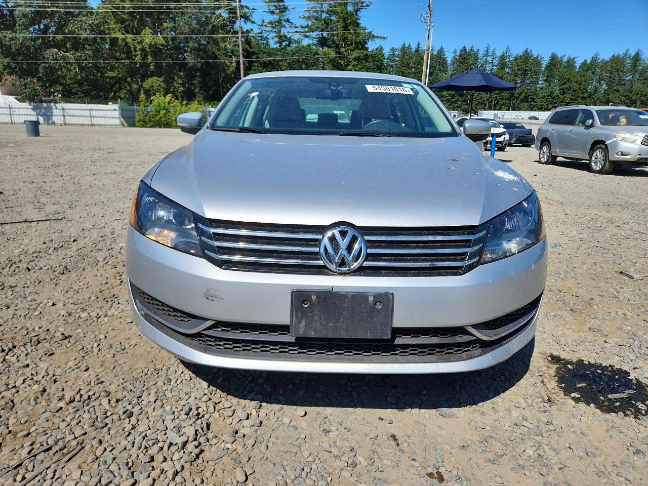 2014 Volkswagen Passat Se Silver vin: 1VWBT7A39EC108735