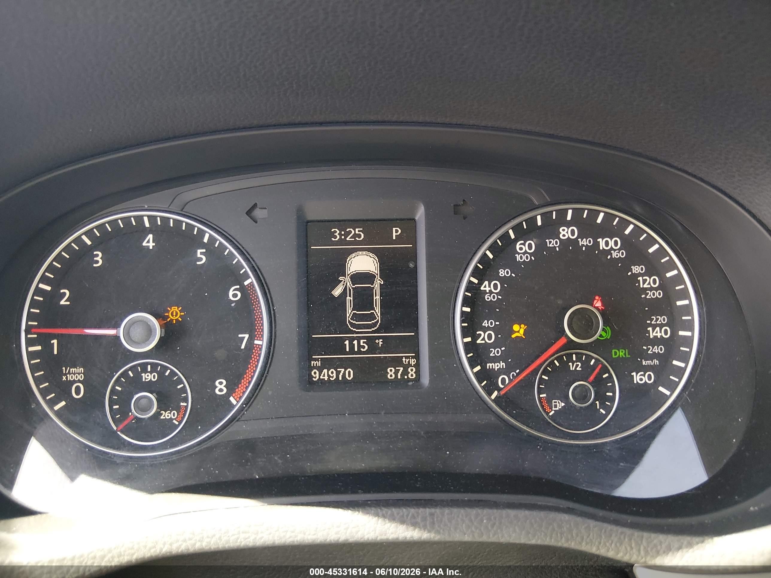 2015 Volkswagen Passat 1.8t Se Dark Blue vin: 1VWBT7A39FC025288