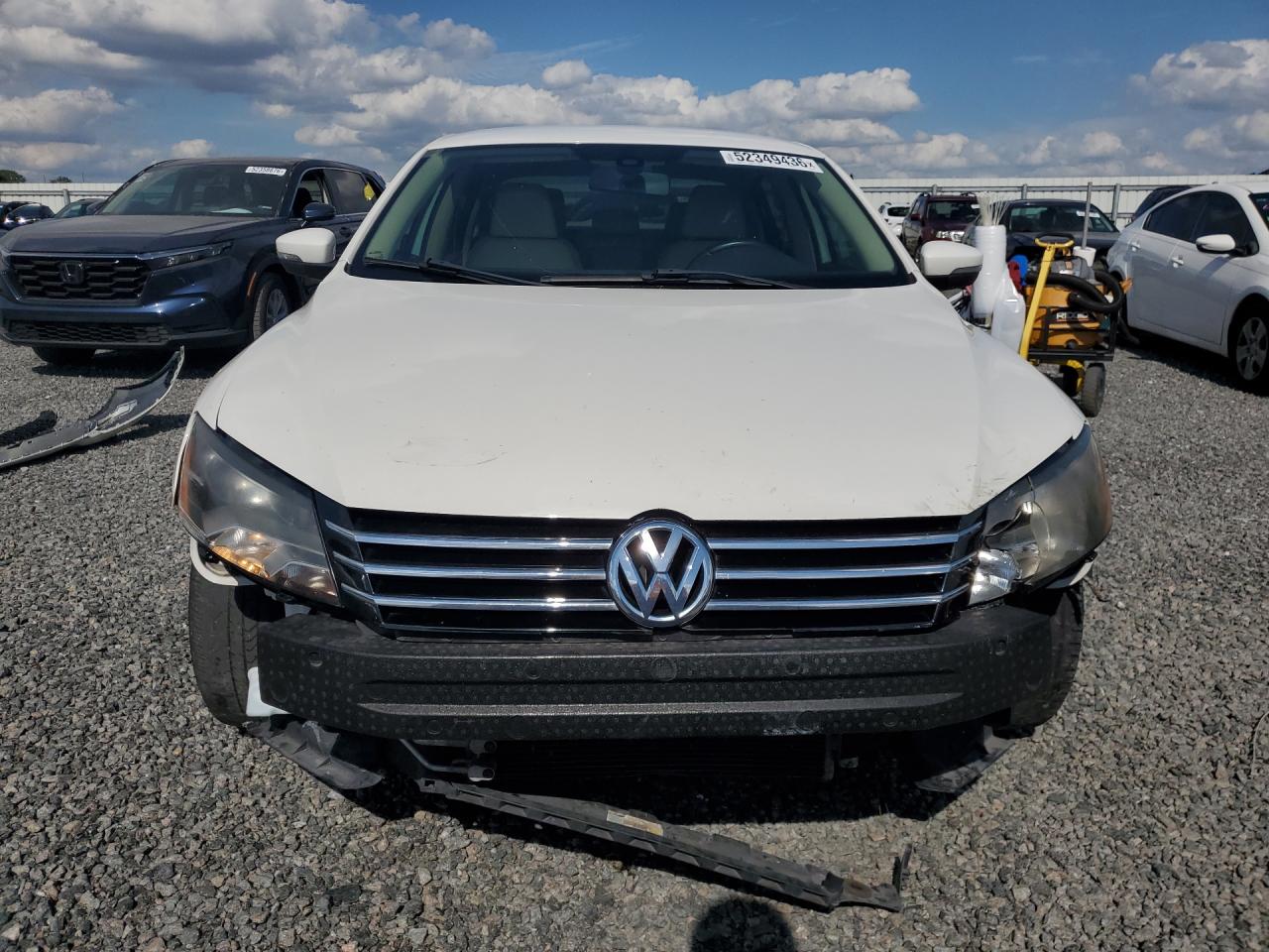 2015 Volkswagen Passat Se Белый vin: 1VWBT7A39FC070019