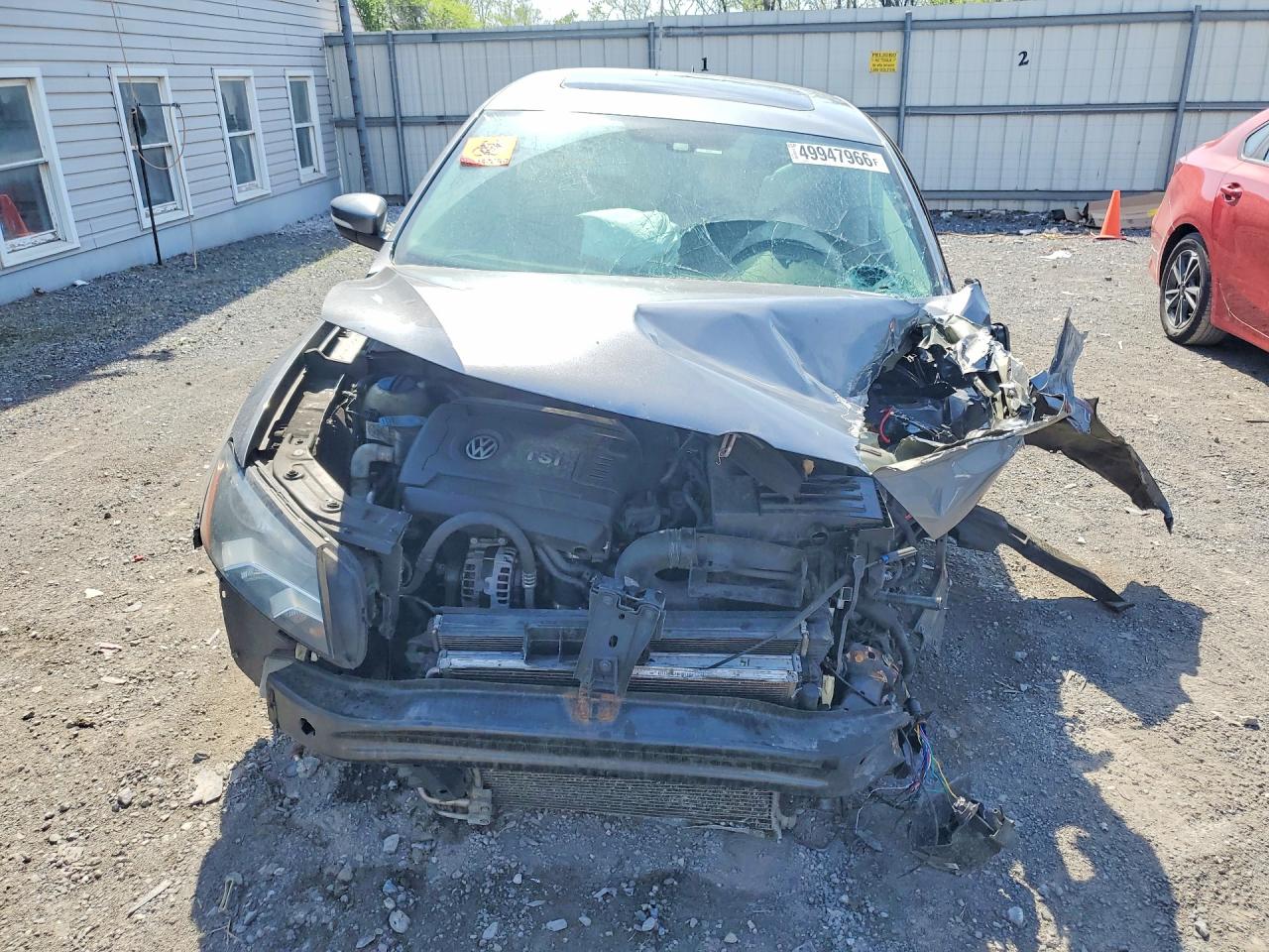 2015 Volkswagen Passat Se Gray vin: 1VWBT7A39FC072725
