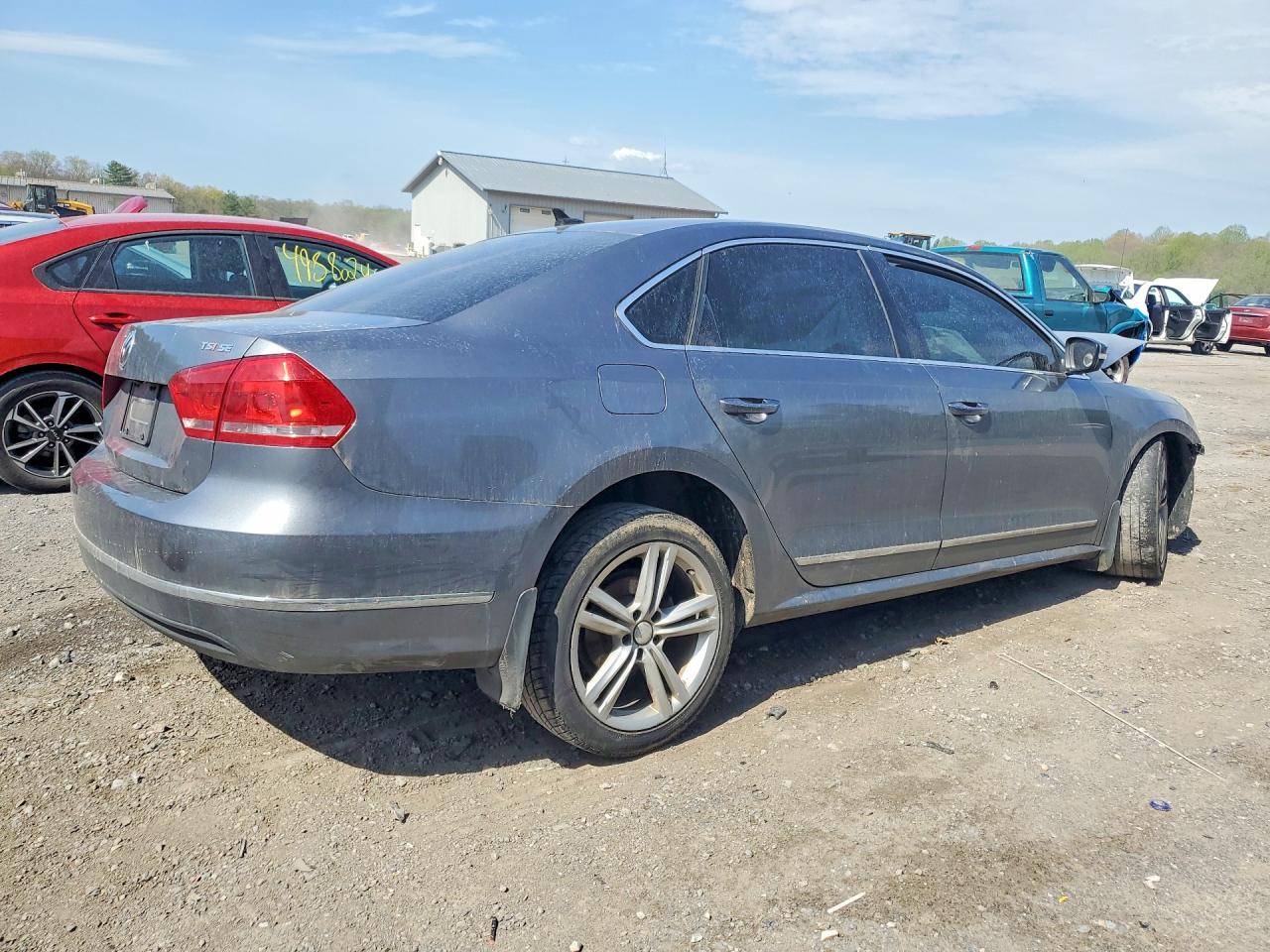 2015 Volkswagen Passat Se Gray vin: 1VWBT7A39FC072725