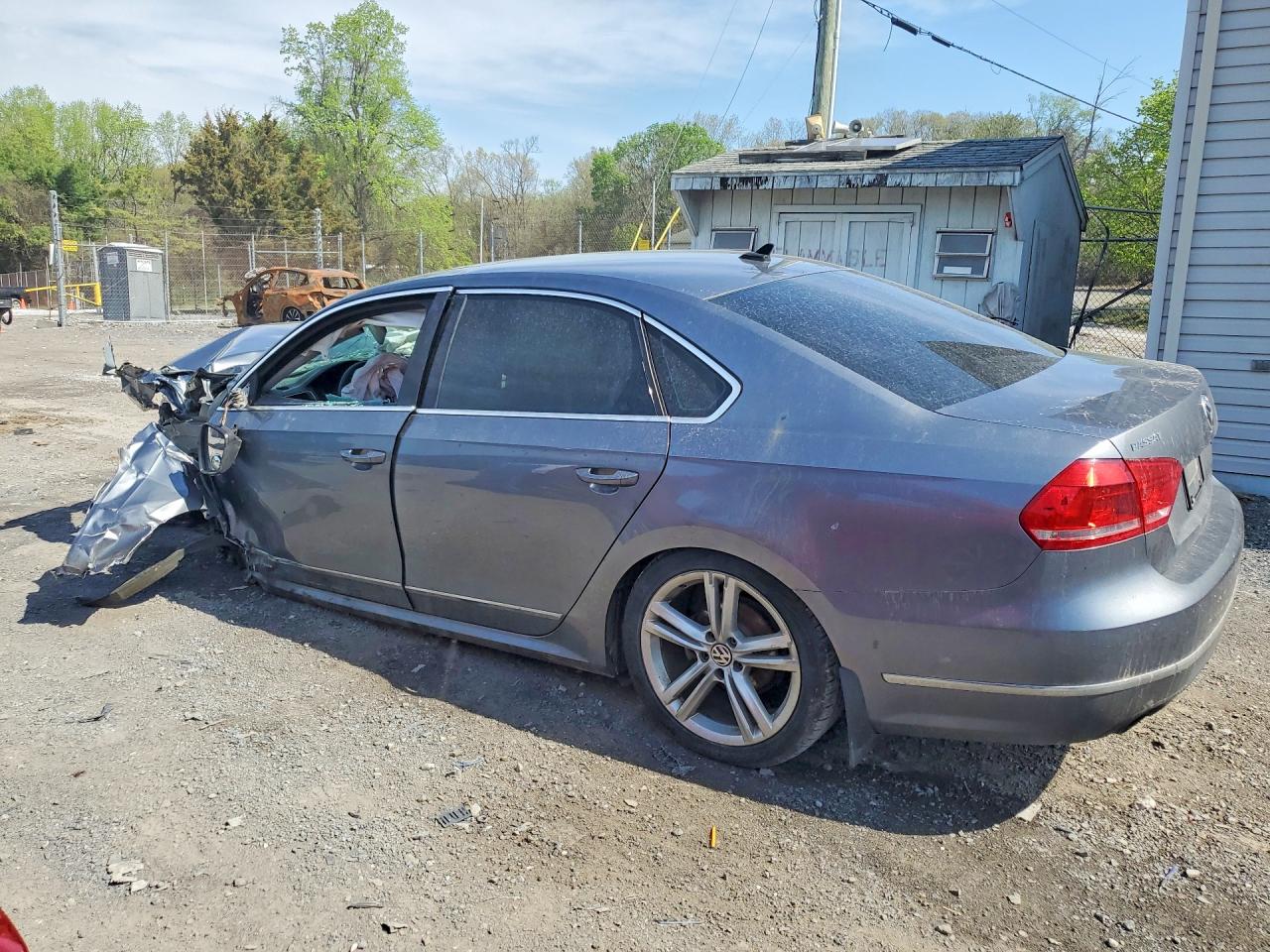 2015 Volkswagen Passat Se Gray vin: 1VWBT7A39FC072725
