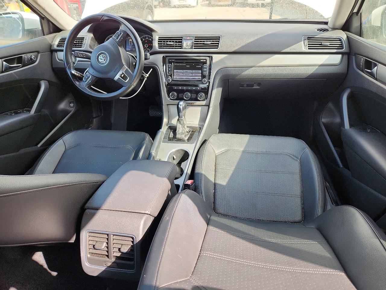 2014 Volkswagen Passat Se White vin: 1VWBT7A3XEC036573