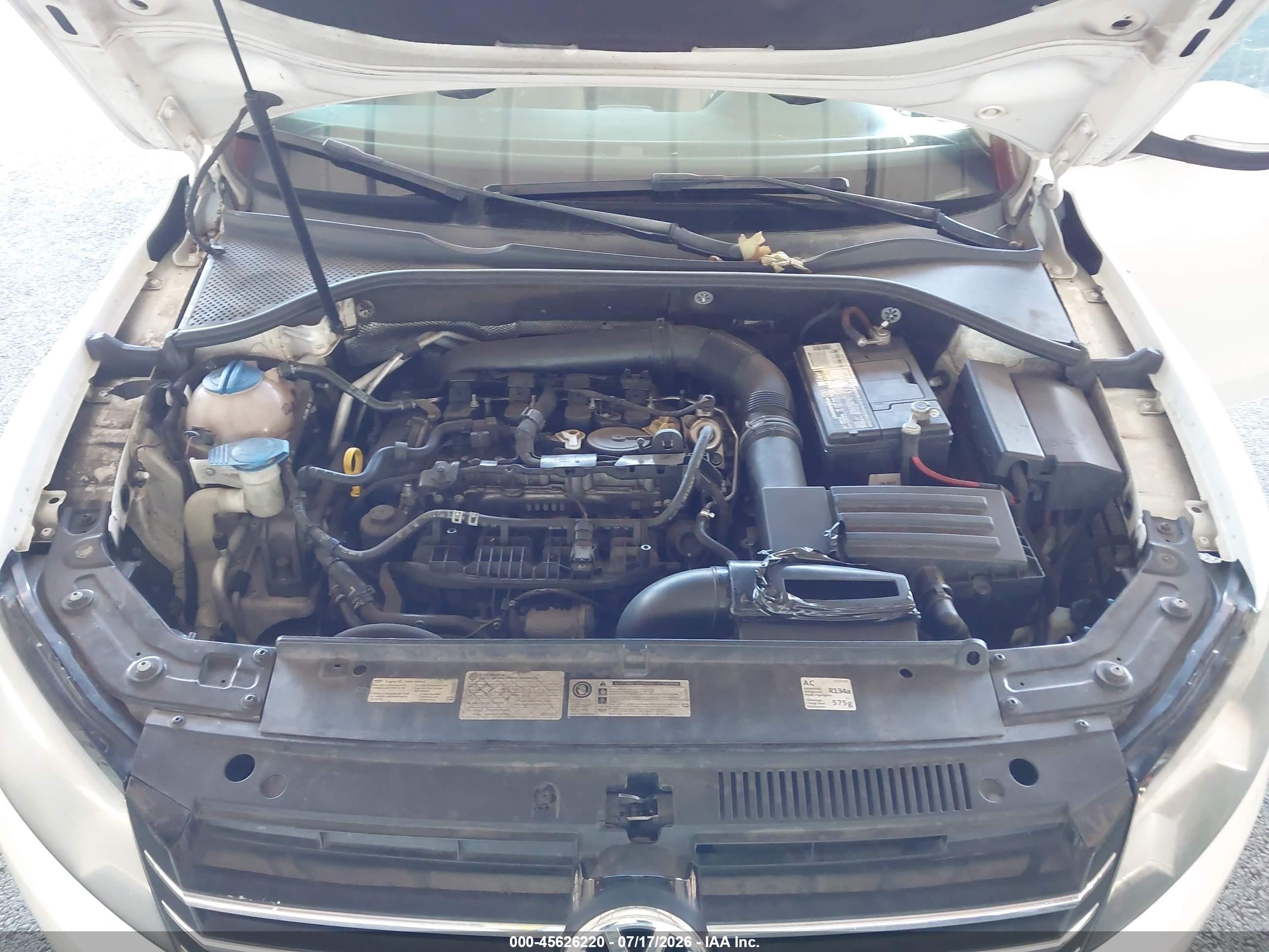 2014 Volkswagen Passat 1.8t Se Белый vin: 1VWBT7A3XEC046570