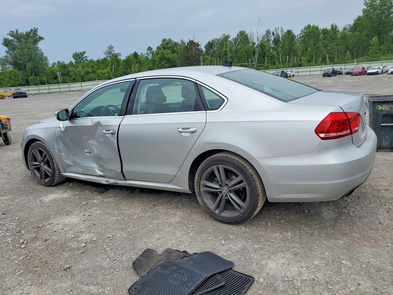 2014 Volkswagen Passat Se Silver vin: 1VWBT7A3XEC061473