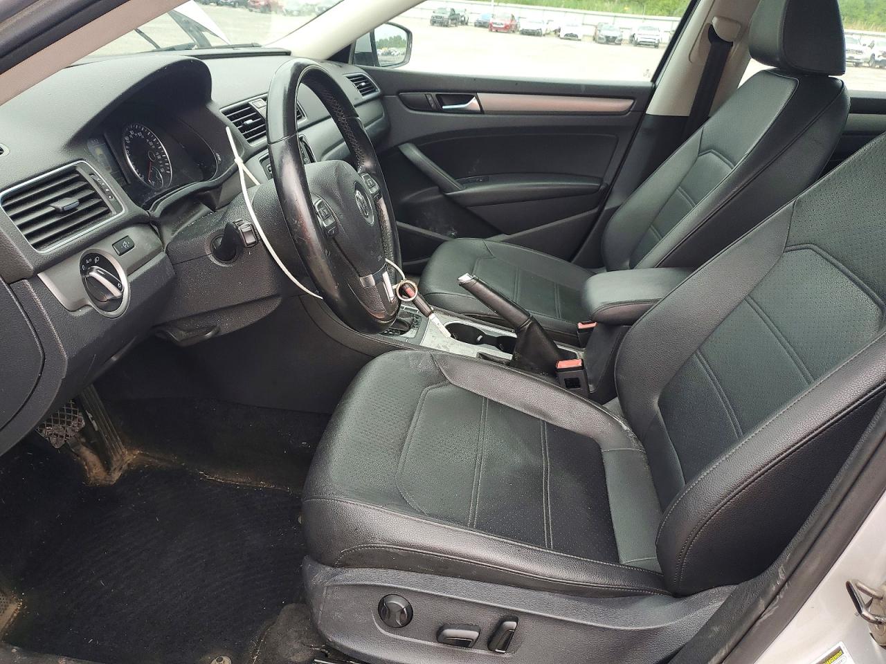 2014 Volkswagen Passat Se Silver vin: 1VWBT7A3XEC061473