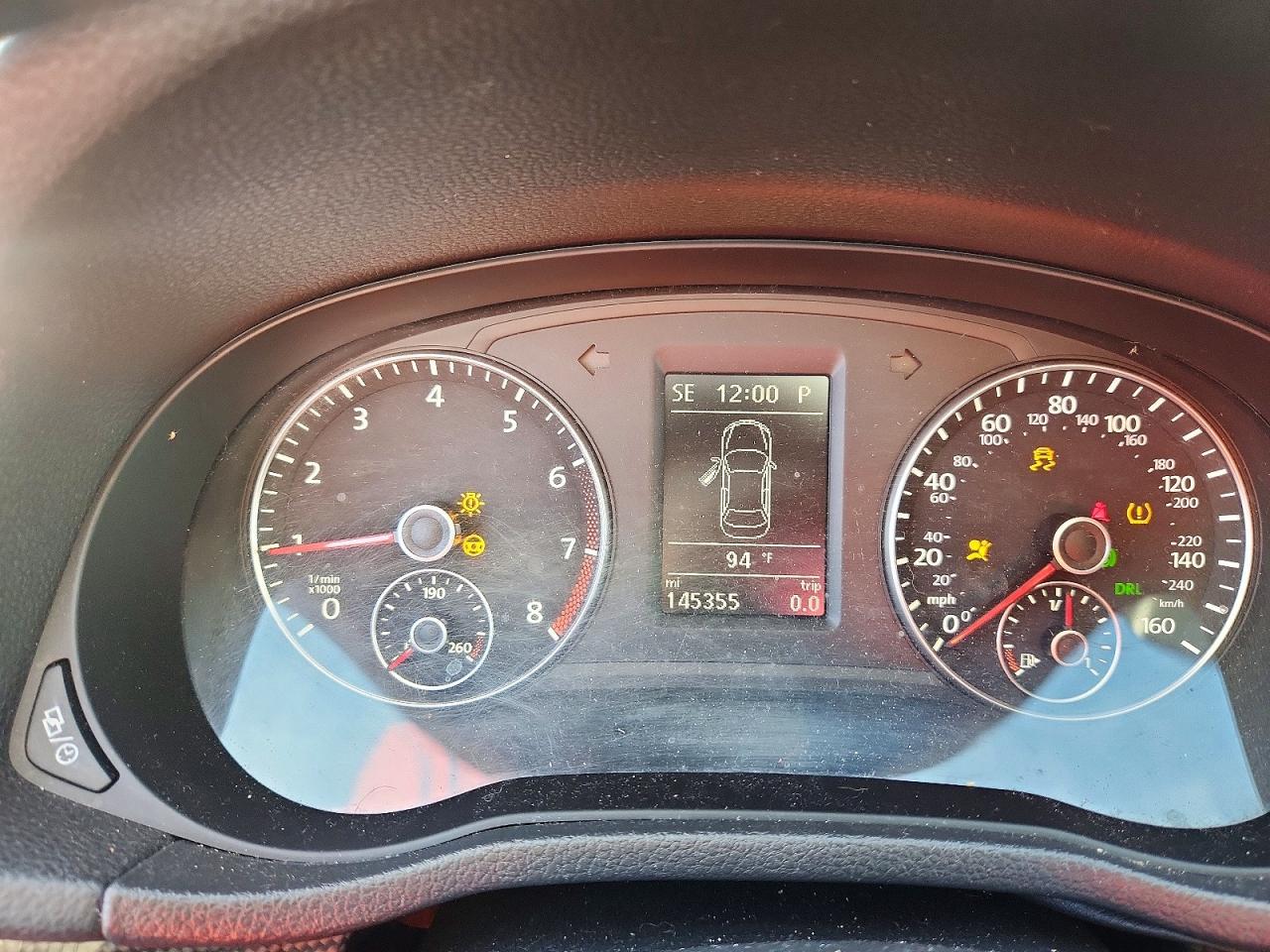 2014 Volkswagen Passat Se Gray vin: 1VWBT7A3XEC093517