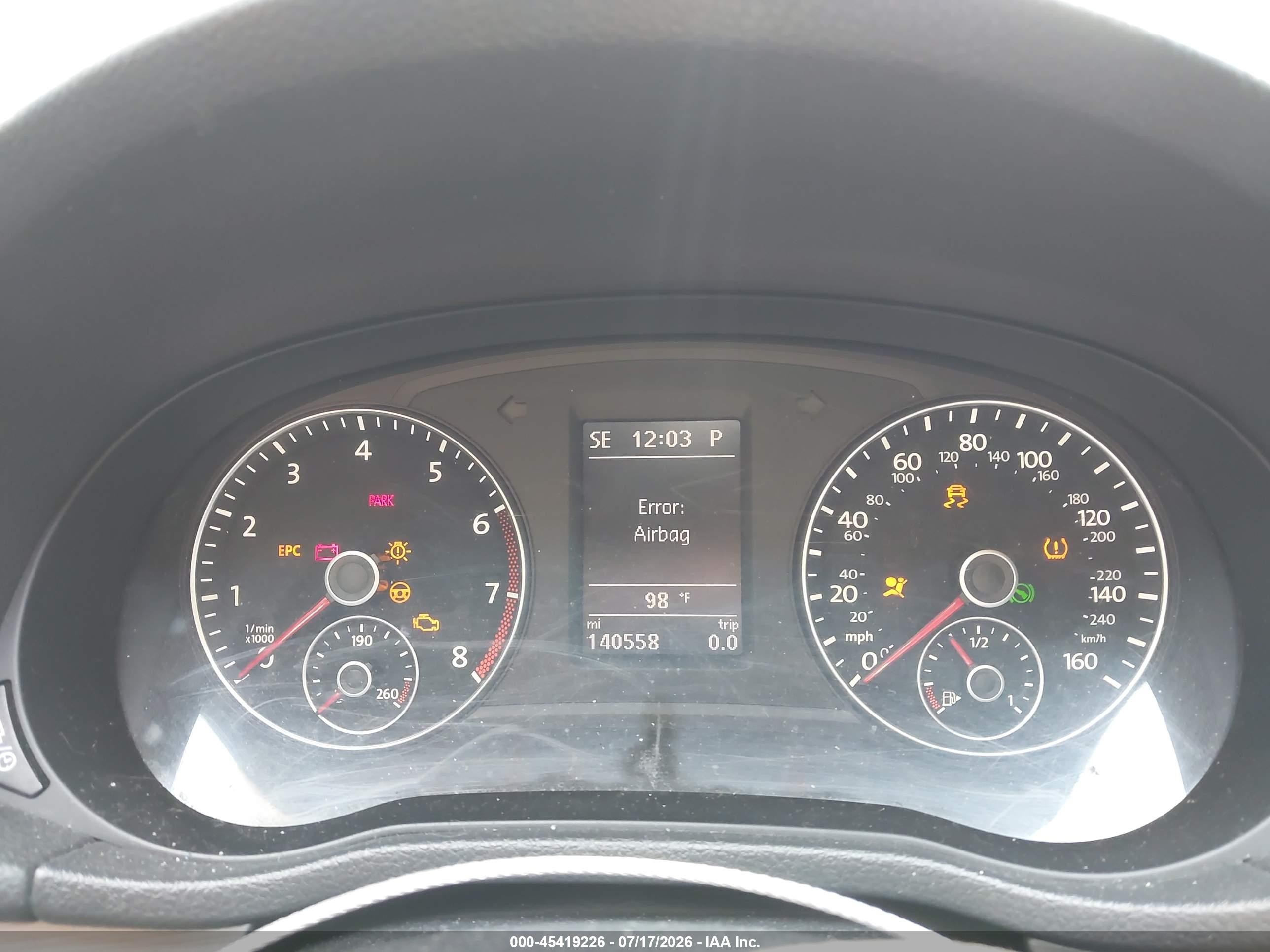 2014 Volkswagen Passat 1.8t Se Black vin: 1VWBT7A3XEC106296