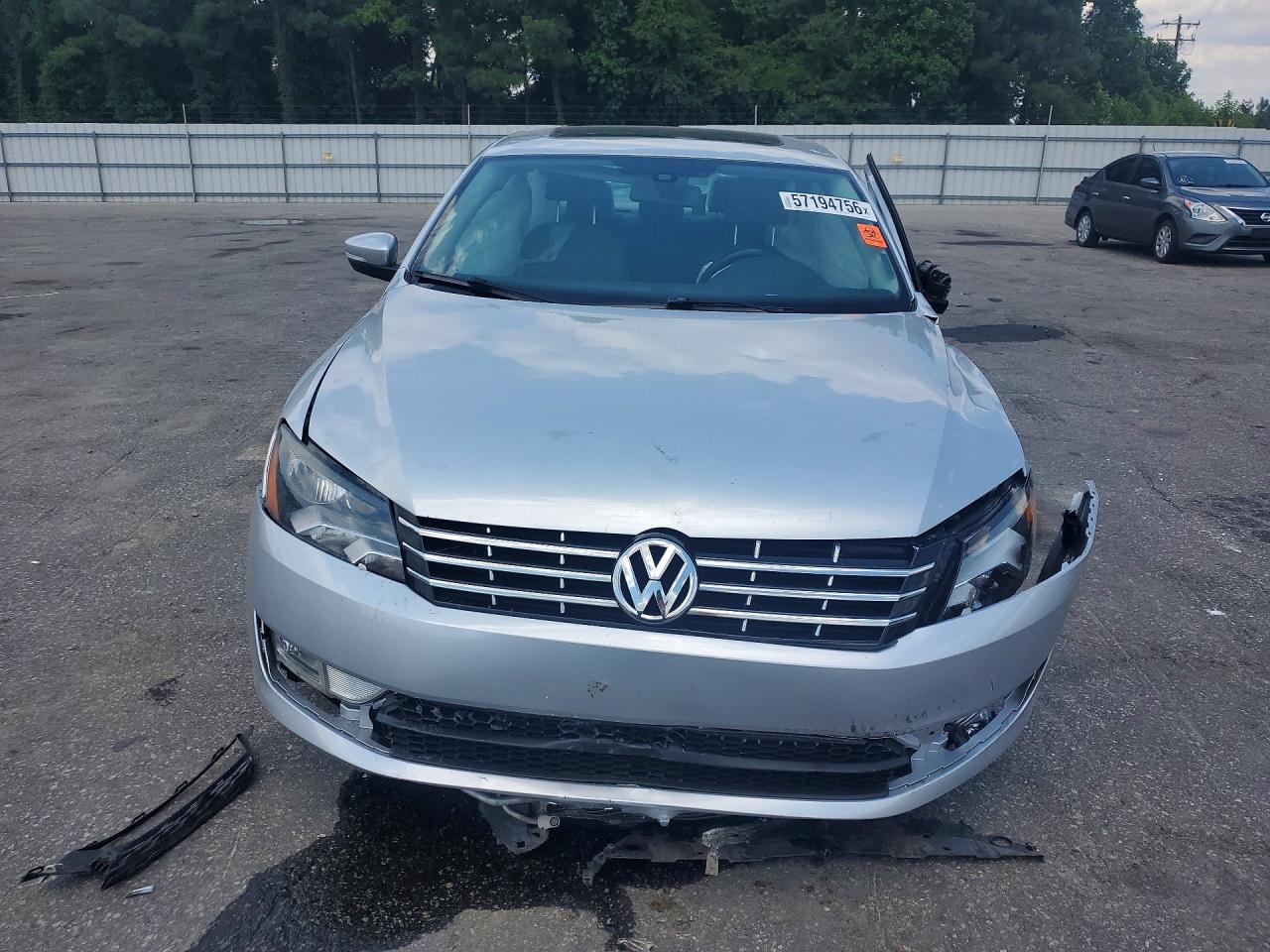 2015 Volkswagen Passat Se Silver vin: 1VWBV7A30FC044208
