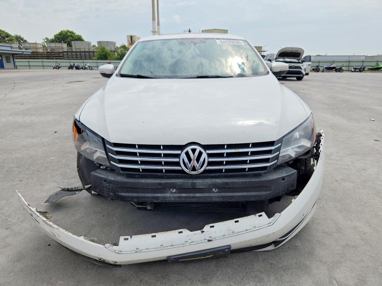 2015 Volkswagen Passat Se White vin: 1VWBV7A30FC051126