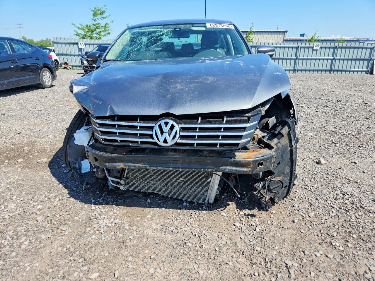 2015 Volkswagen Passat Se Gray vin: 1VWBV7A31FC022850