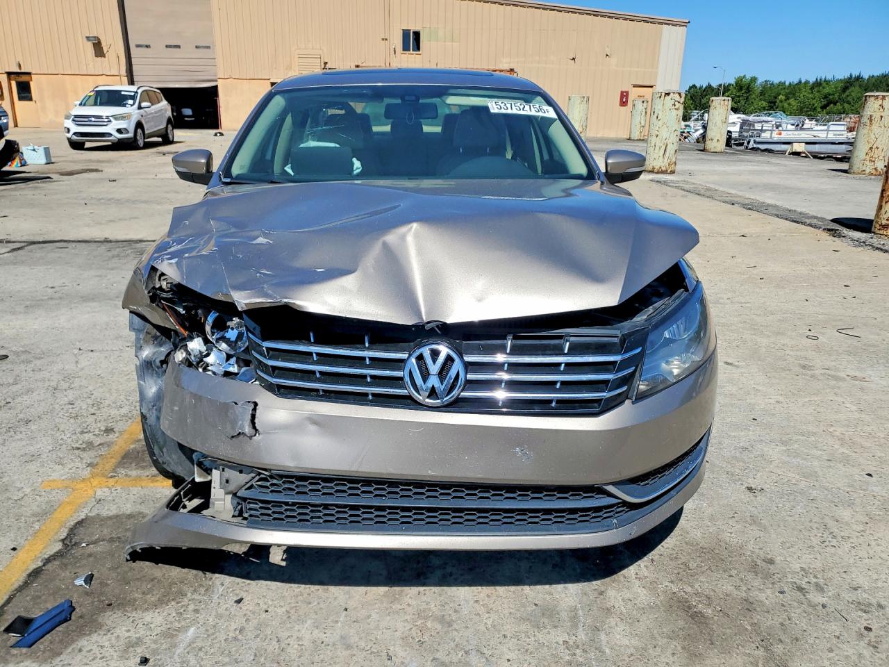2015 Volkswagen Passat Se Tan vin: 1VWBV7A33FC038743