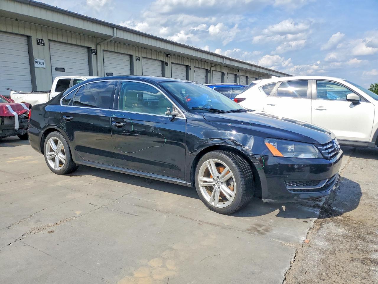 2015 Volkswagen Passat Black vin: 1VWBV7A33FC049046