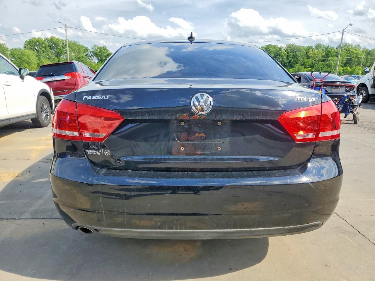 2015 Volkswagen Passat Black vin: 1VWBV7A33FC049046