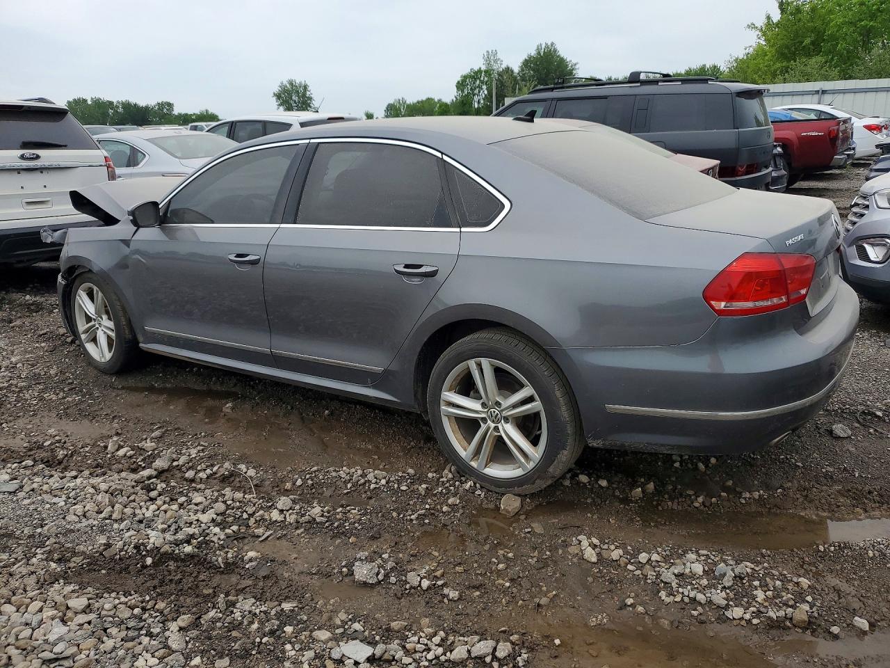 2015 Volkswagen Passat Se Серый vin: 1VWBV7A33FC070592