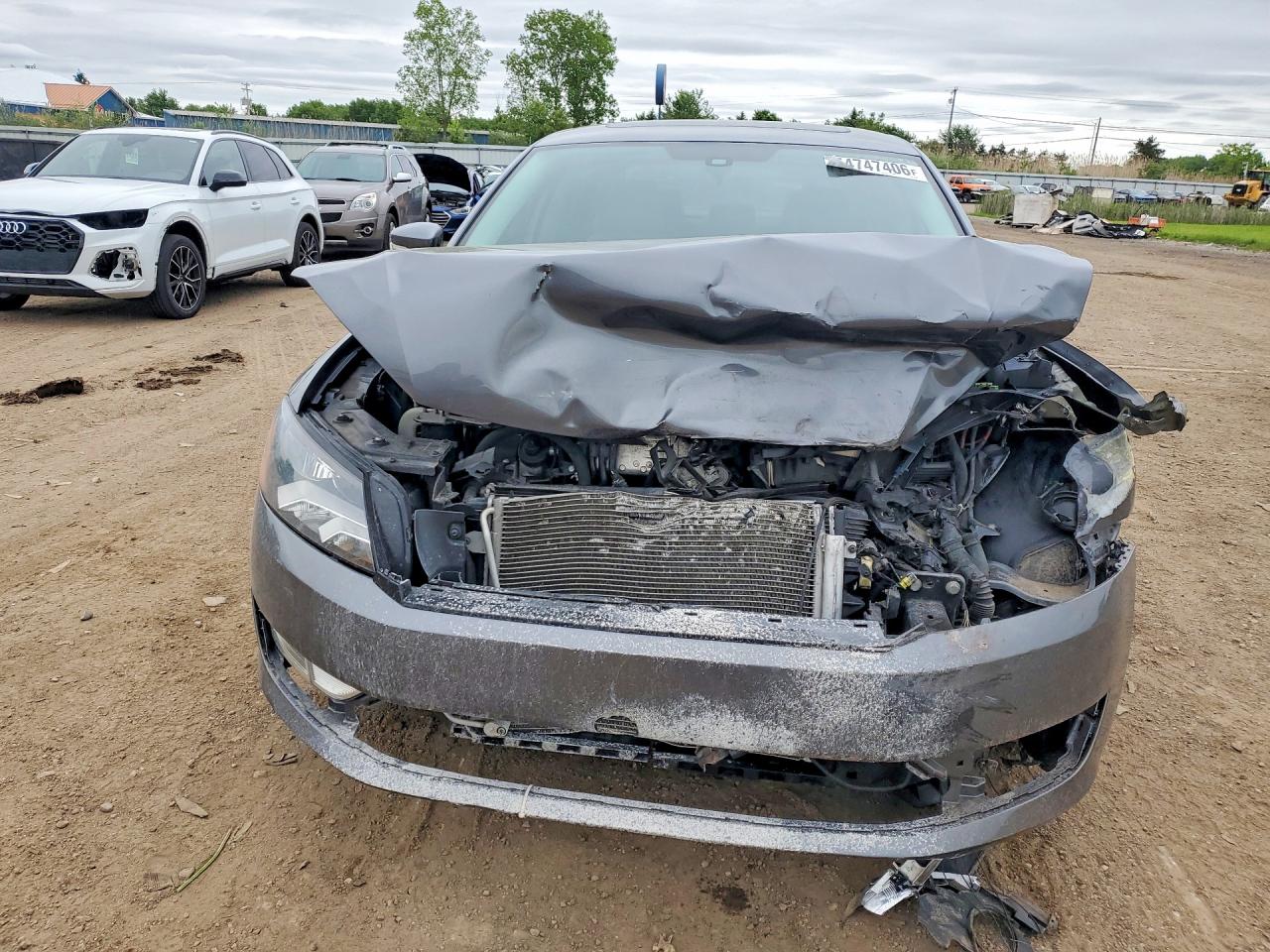 2015 Volkswagen Passat Se Серый vin: 1VWBV7A33FC070592