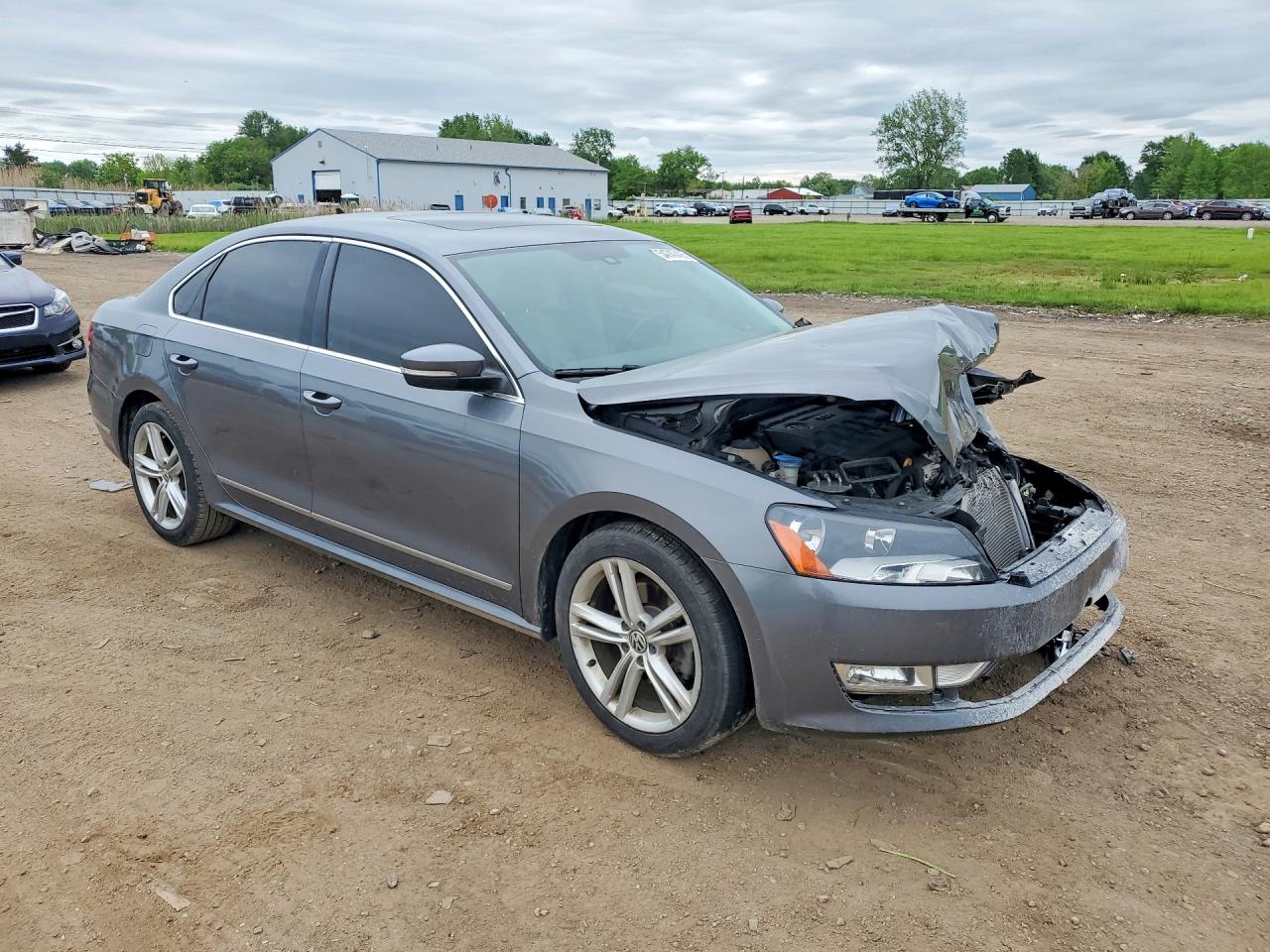 2015 Volkswagen Passat Se Серый vin: 1VWBV7A33FC070592