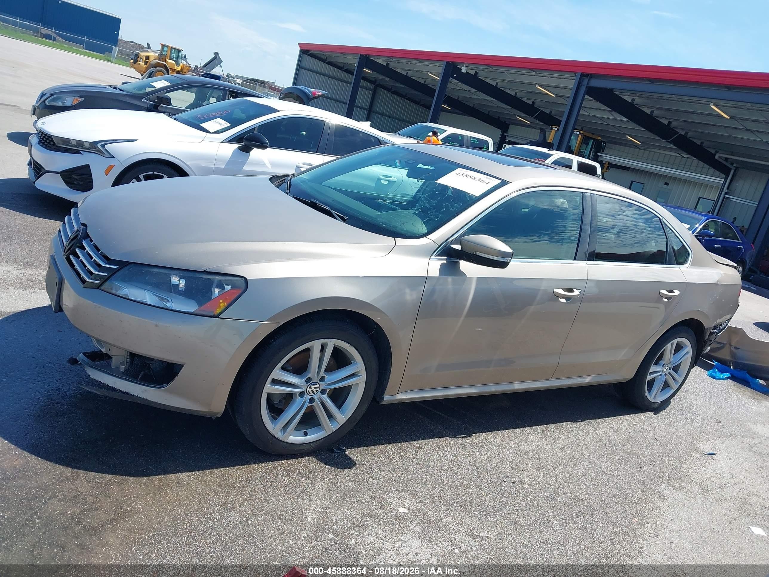 2015 Volkswagen Passat 2.0l Tdi Se Brown vin: 1VWBV7A34FC067569