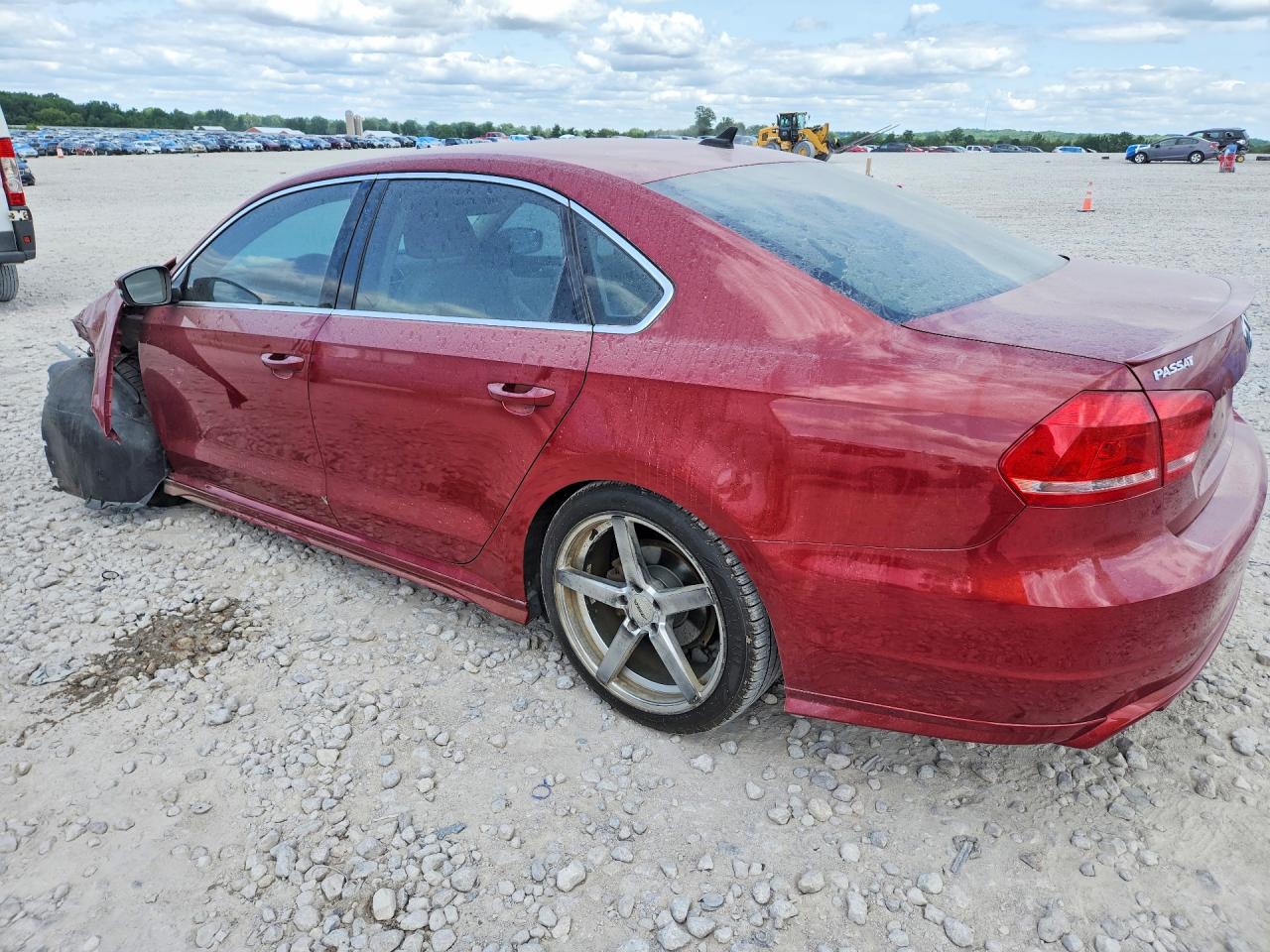 2015 Volkswagen Passat Se Red vin: 1VWBV7A35FC043765