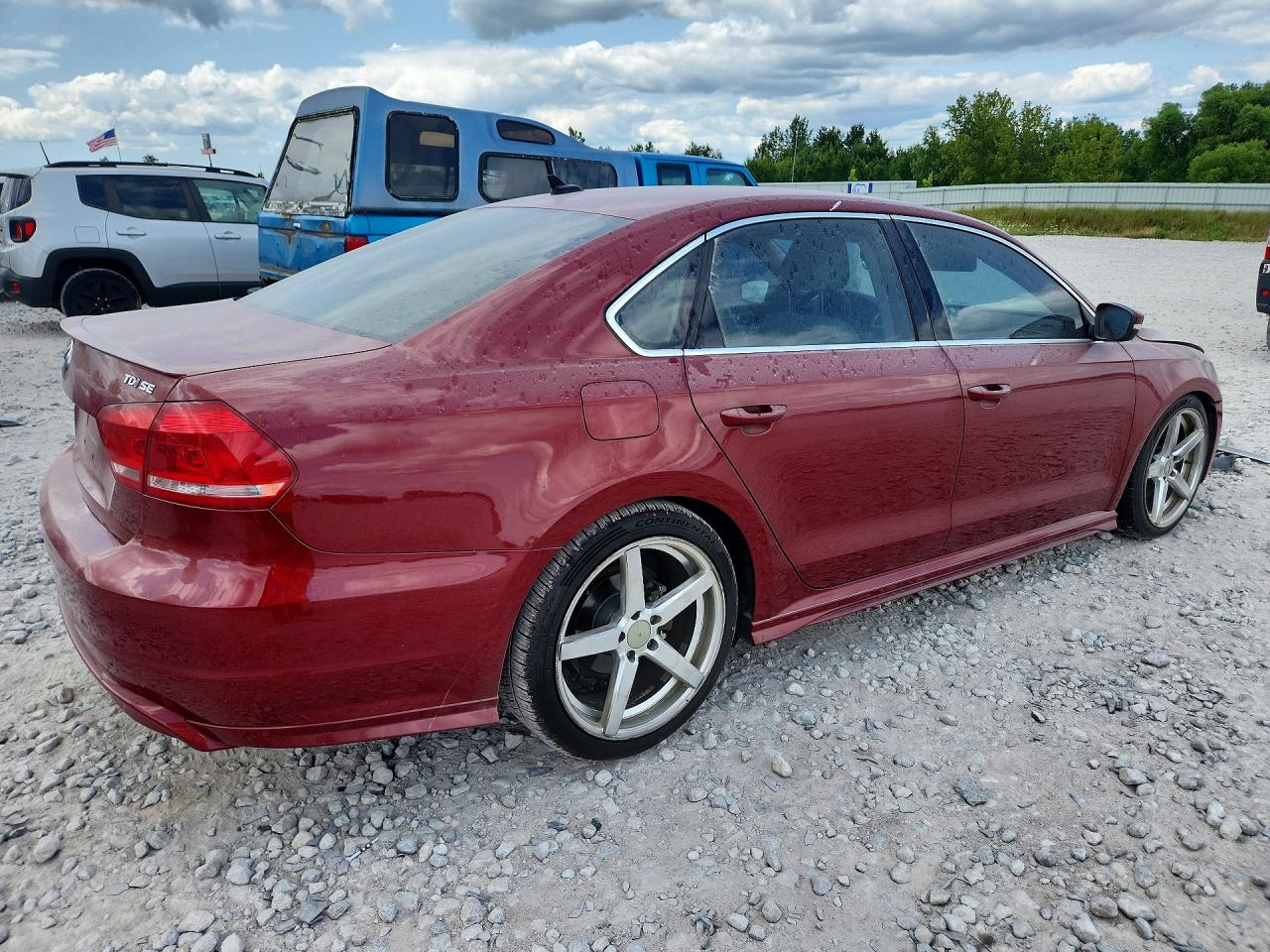 2015 Volkswagen Passat Se Red vin: 1VWBV7A35FC043765