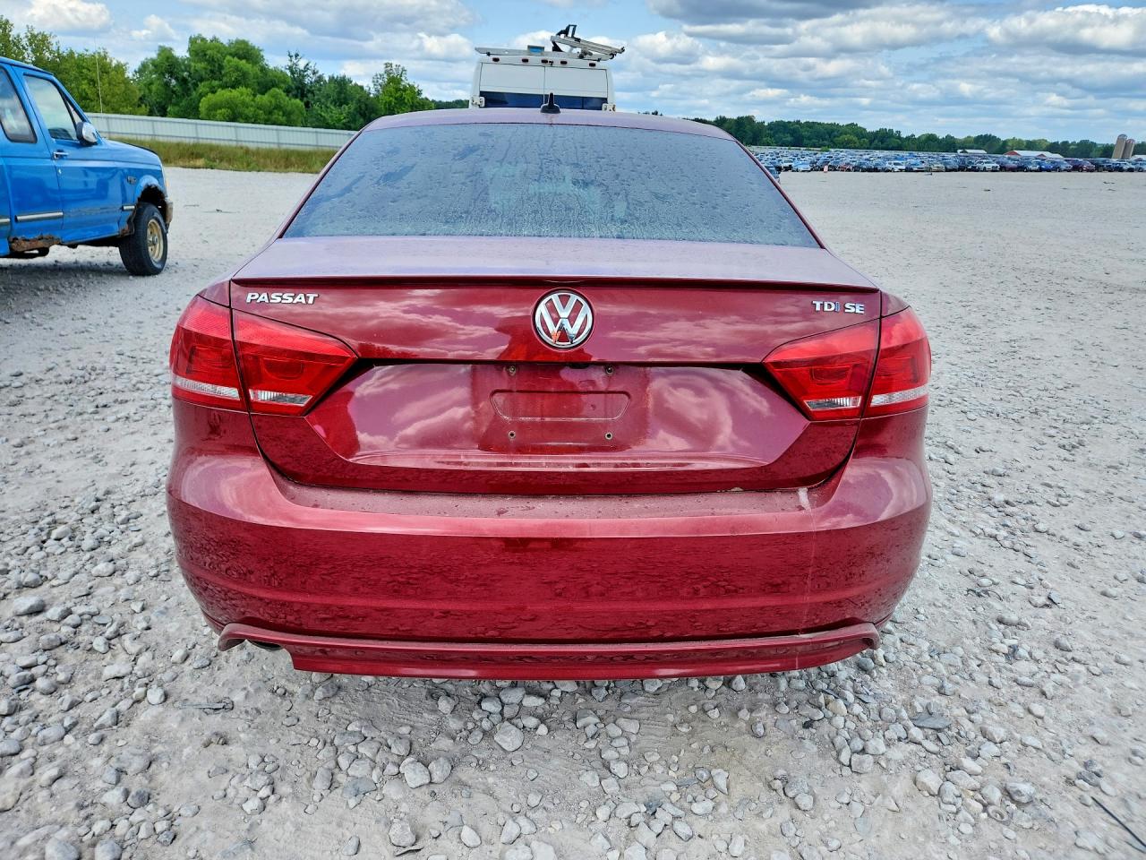 2015 Volkswagen Passat Se Red vin: 1VWBV7A35FC043765