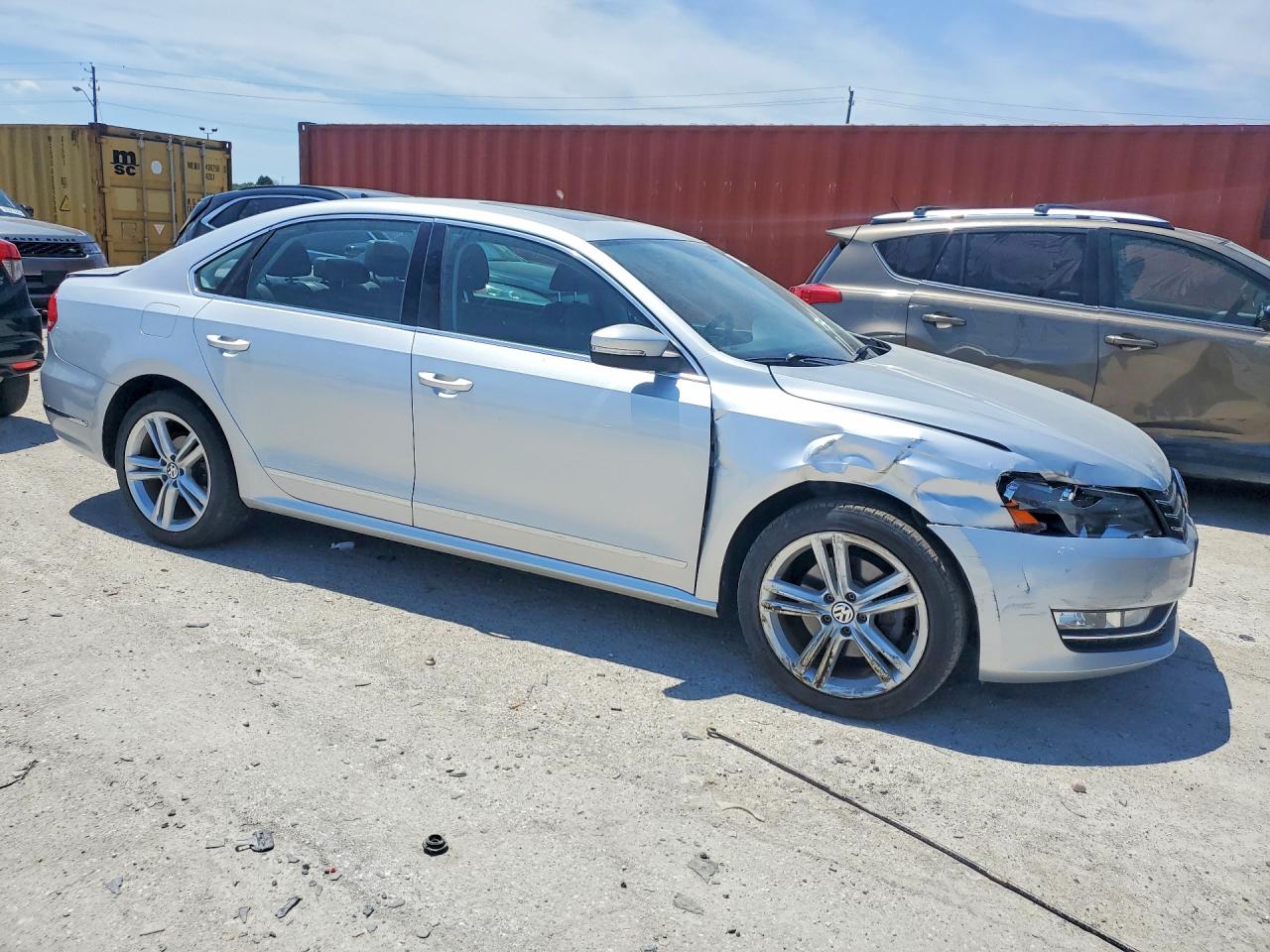 2015 Volkswagen Passat Se Silver vin: 1VWBV7A35FC099737