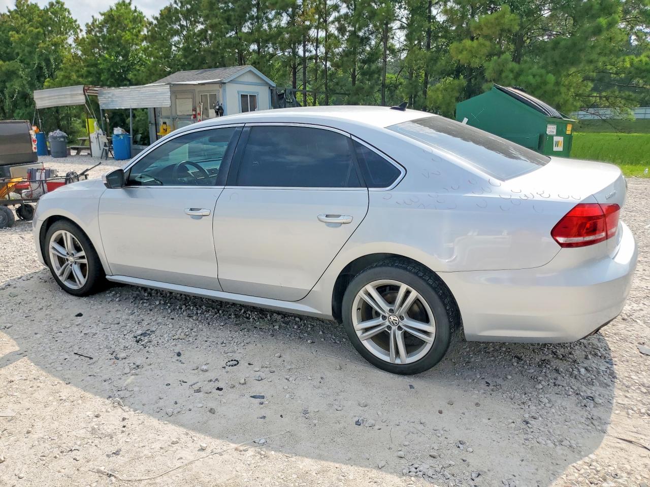2015 Volkswagen Passat Se Silver vin: 1VWBV7A36FC095468