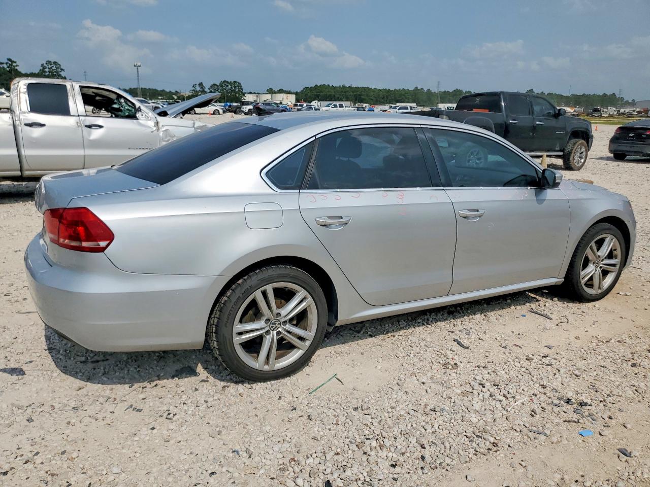 2015 Volkswagen Passat Se Silver vin: 1VWBV7A36FC095468