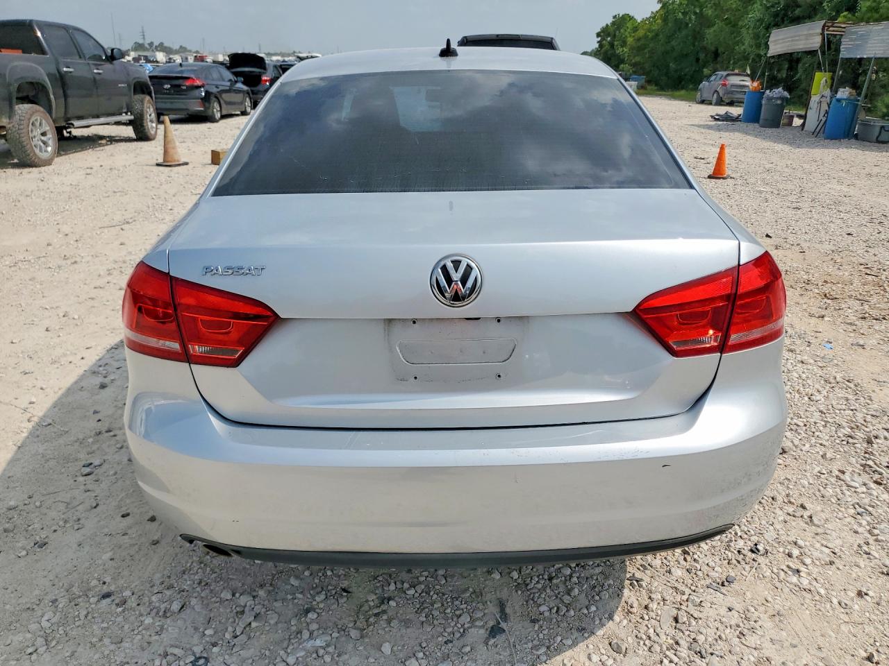 2015 Volkswagen Passat Se Silver vin: 1VWBV7A36FC095468