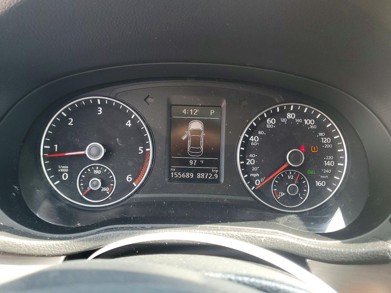 2015 Volkswagen Passat Se Silver vin: 1VWBV7A36FC095468
