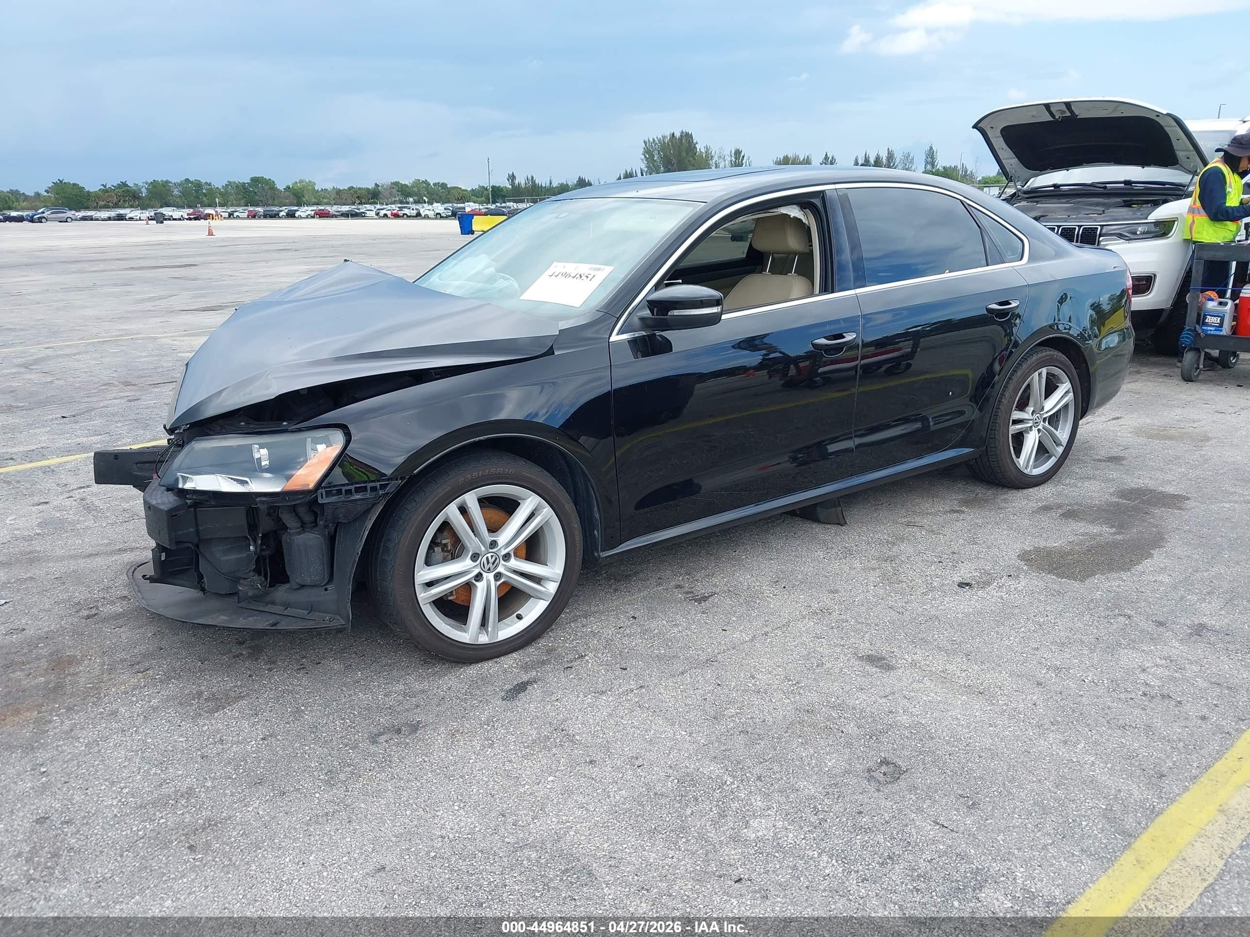 2015 Volkswagen Passat 2.0l Tdi Se Black vin: 1VWBV7A39FC084271