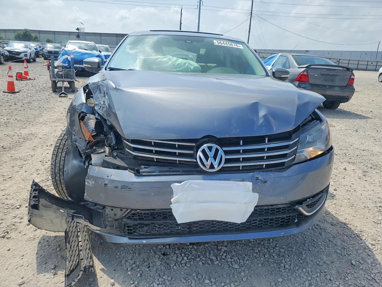 2015 Volkswagen Passat Se Gray vin: 1VWBV7A3XFC025648