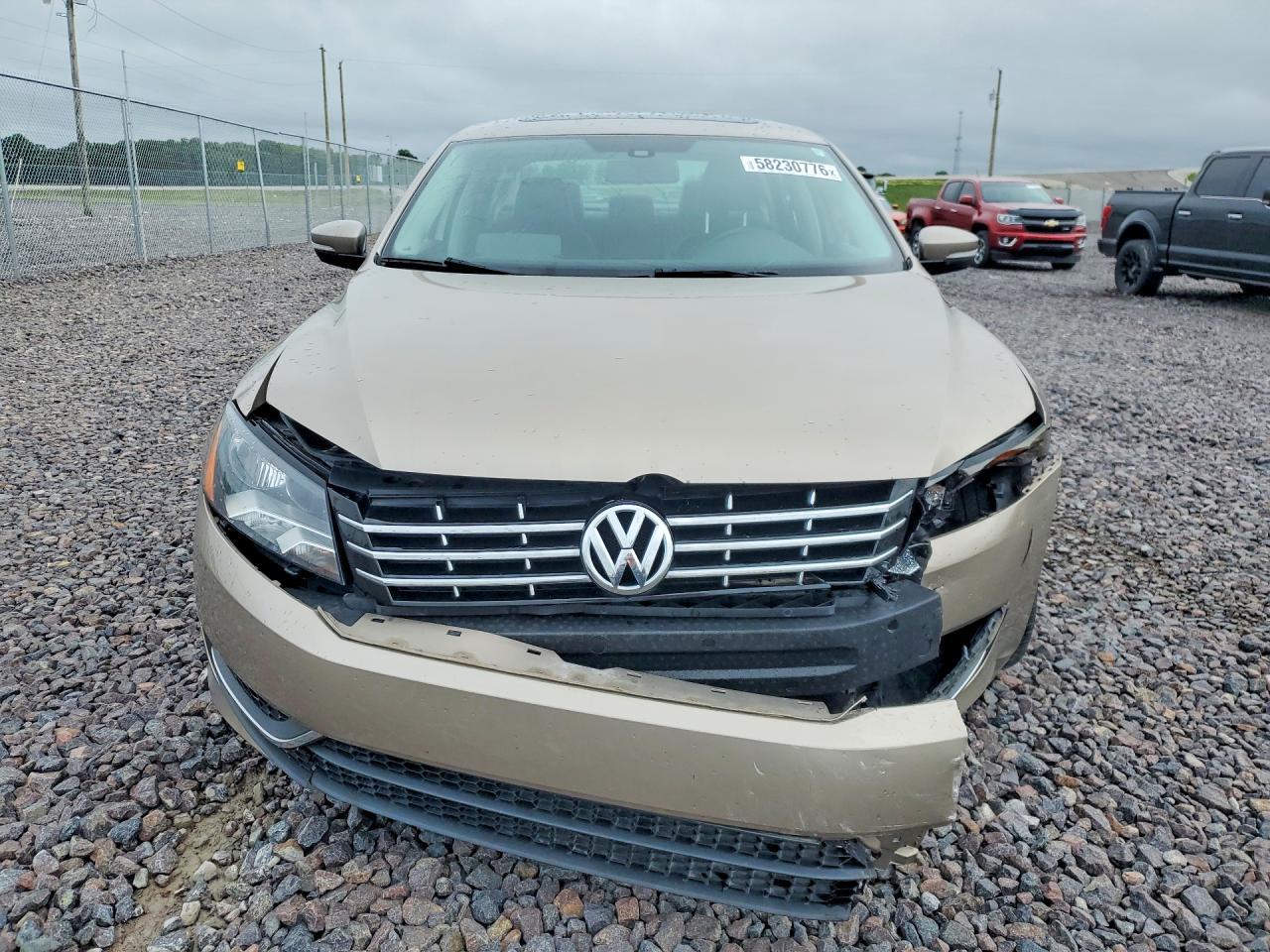 2015 Volkswagen Passat Se Tan vin: 1VWBV7A3XFC053661