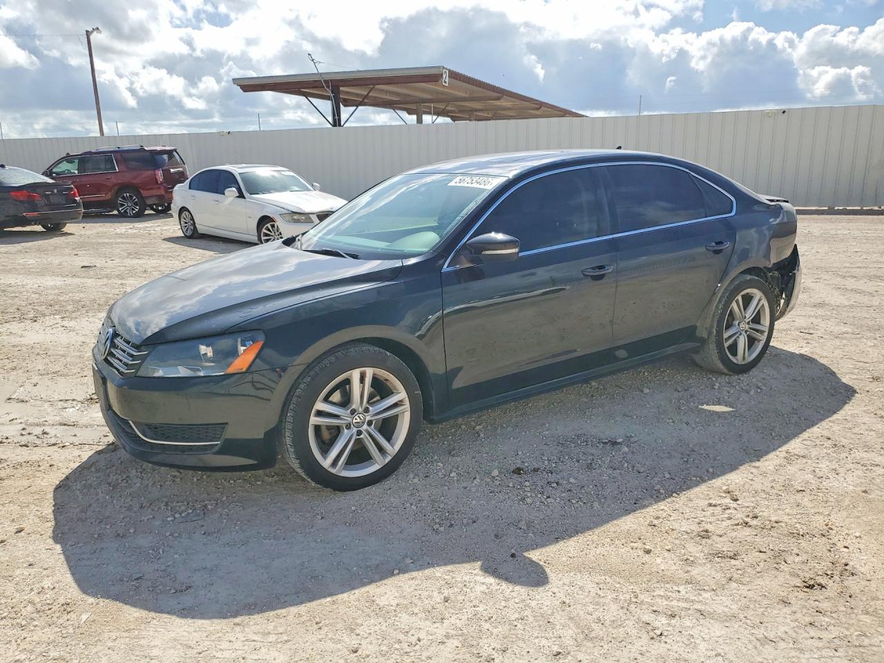 2015 Volkswagen Passat Se Black vin: 1VWBV7A3XFC093920