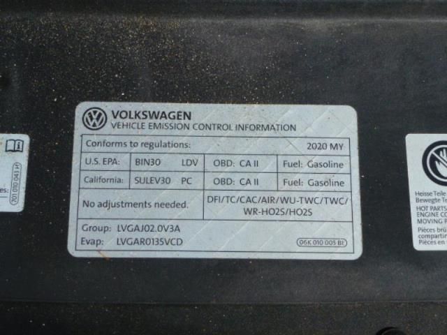 2020 Volkswagen Passat 2.0t Sel Silver vin: 1VWCA7A34LC008338