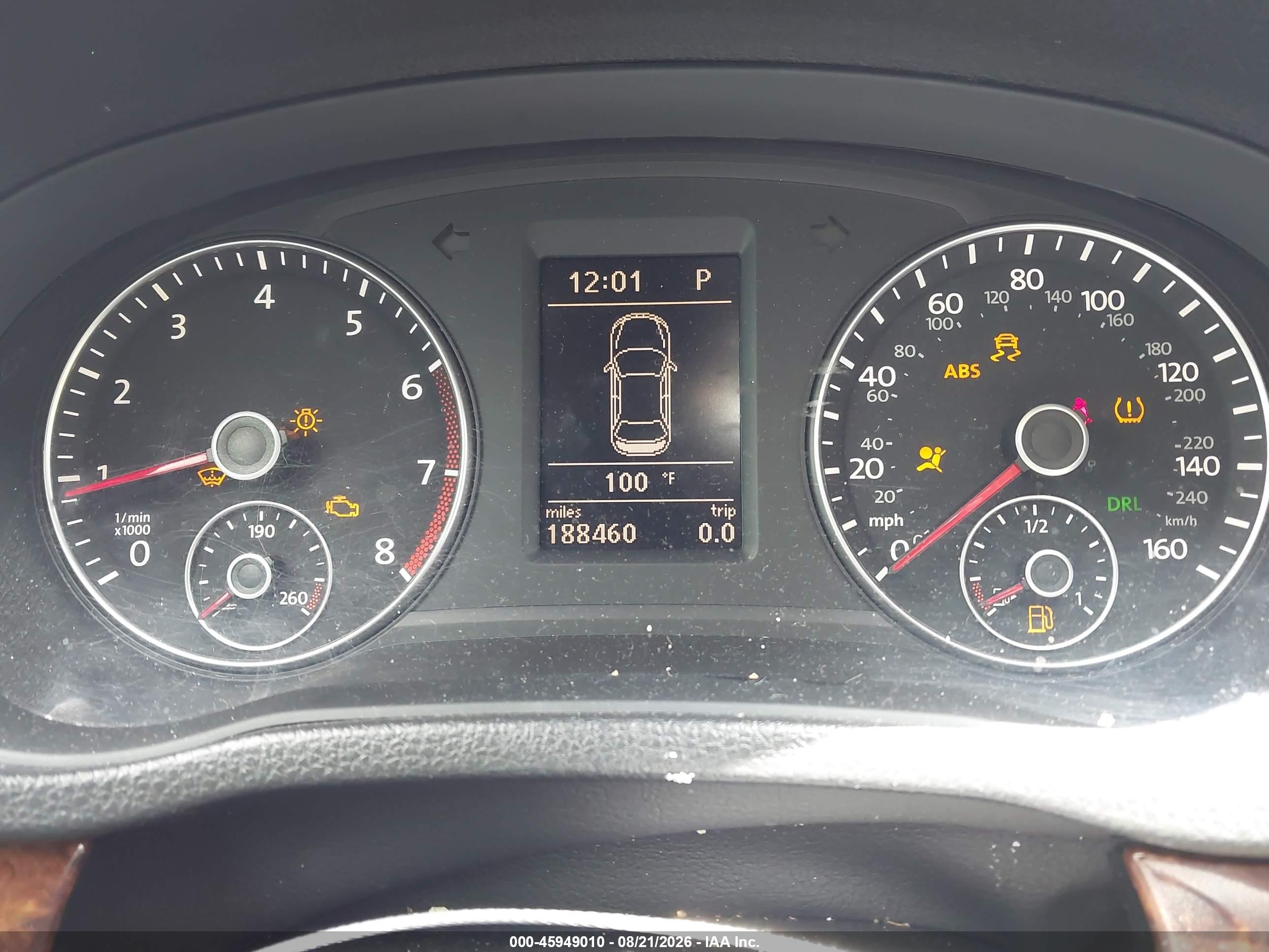 2012 Volkswagen Passat 2.5l Sel Dark Blue vin: 1VWCH7A30CC034947
