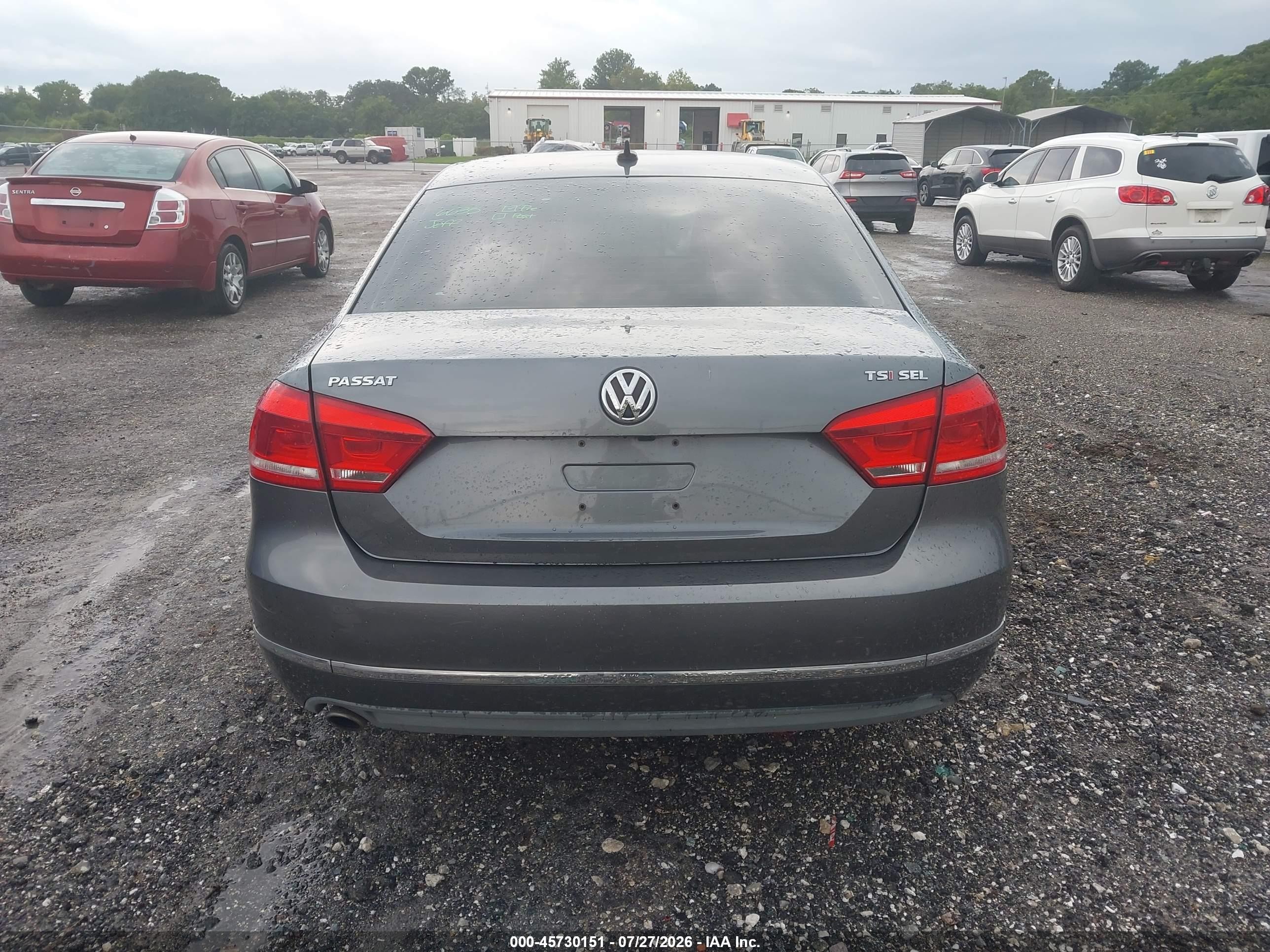 2013 Volkswagen Passat 2.5l Sel Gray vin: 1VWCH7A30DC096785