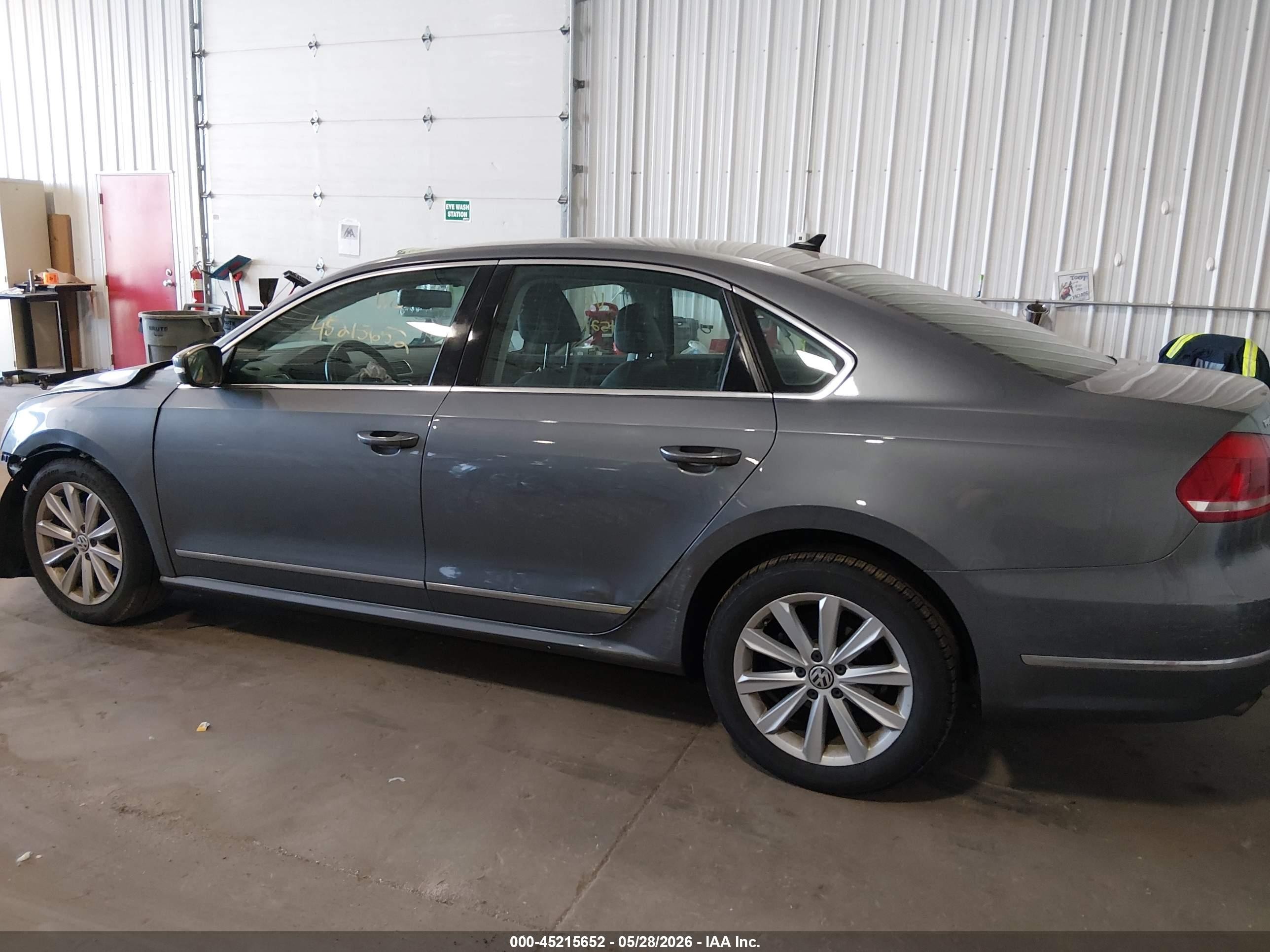 2013 Volkswagen Passat 2.5l Sel Premium Gray vin: 1VWCH7A32DC082256