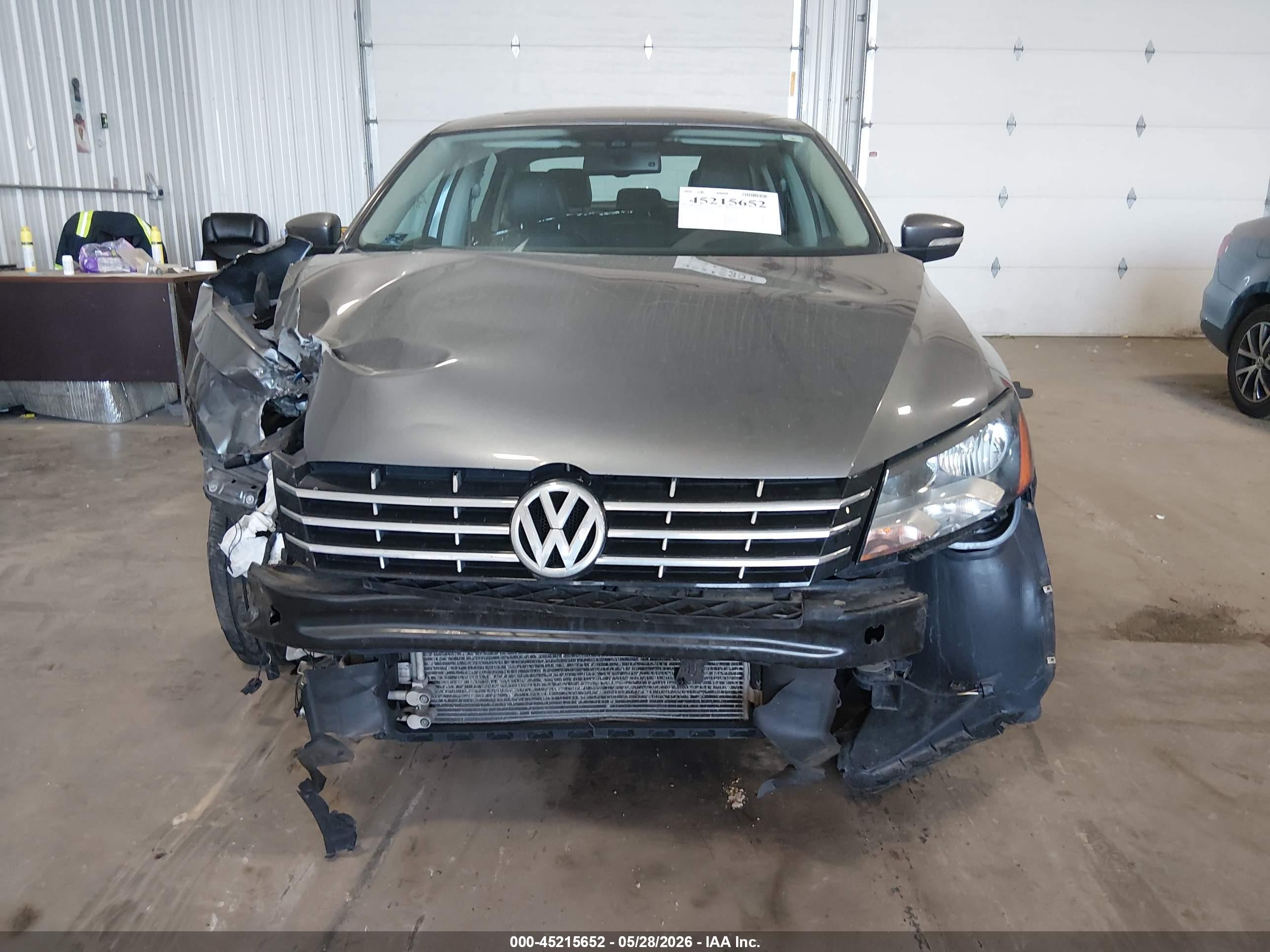 2013 Volkswagen Passat 2.5l Sel Premium Gray vin: 1VWCH7A32DC082256
