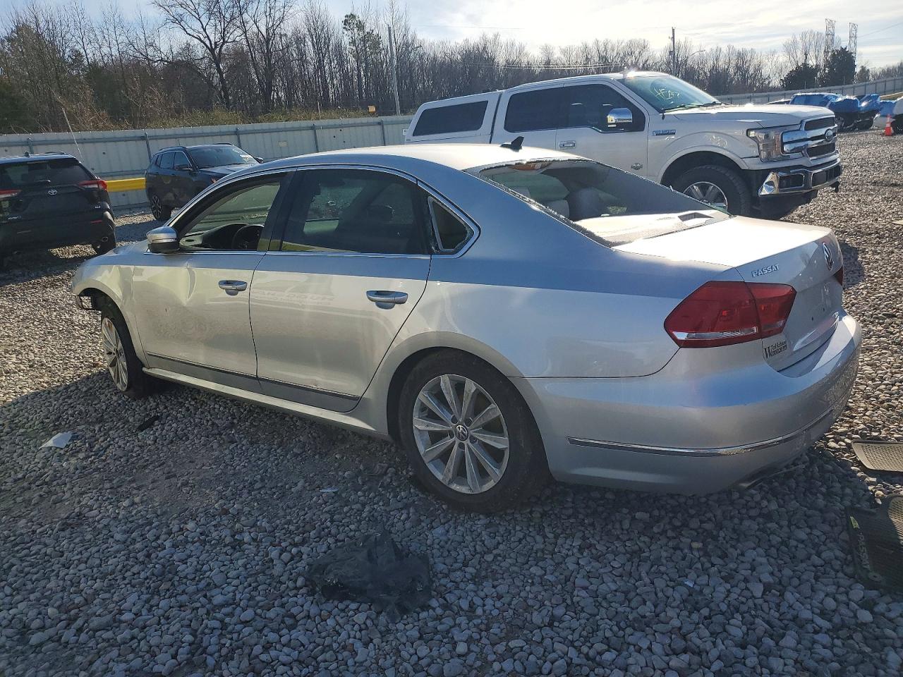 2013 Volkswagen Passat Sel Silver vin: 1VWCH7A34DC046522