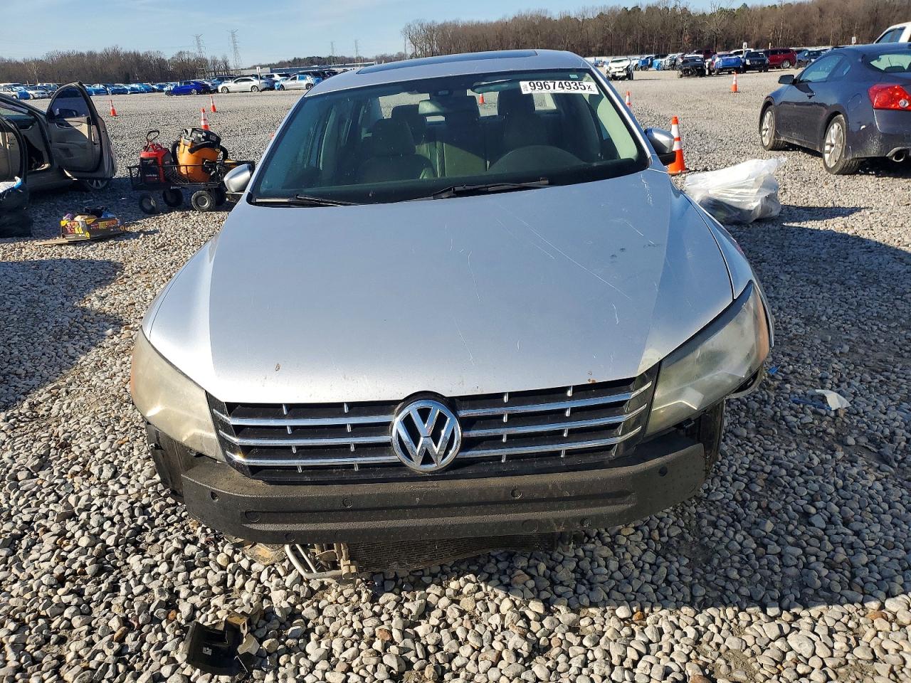2013 Volkswagen Passat Sel Silver vin: 1VWCH7A34DC046522
