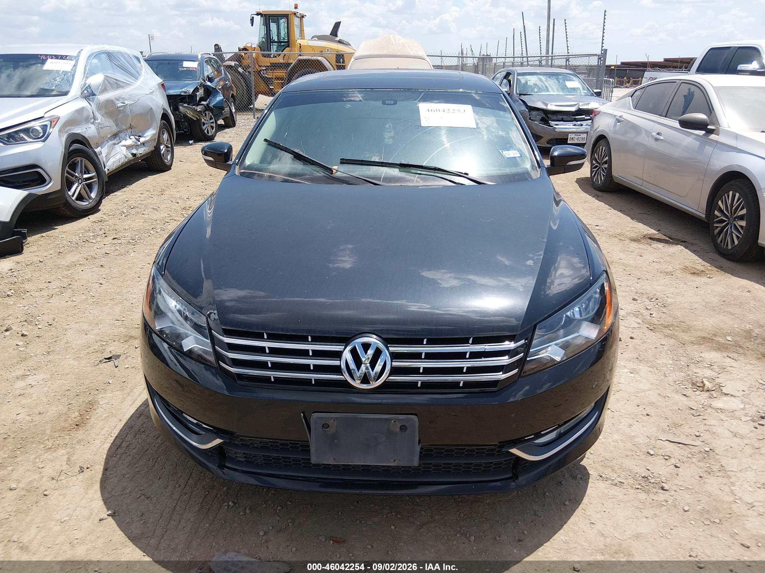 2013 Volkswagen Passat 2.5l Sel Premium Black vin: 1VWCH7A38DC059080
