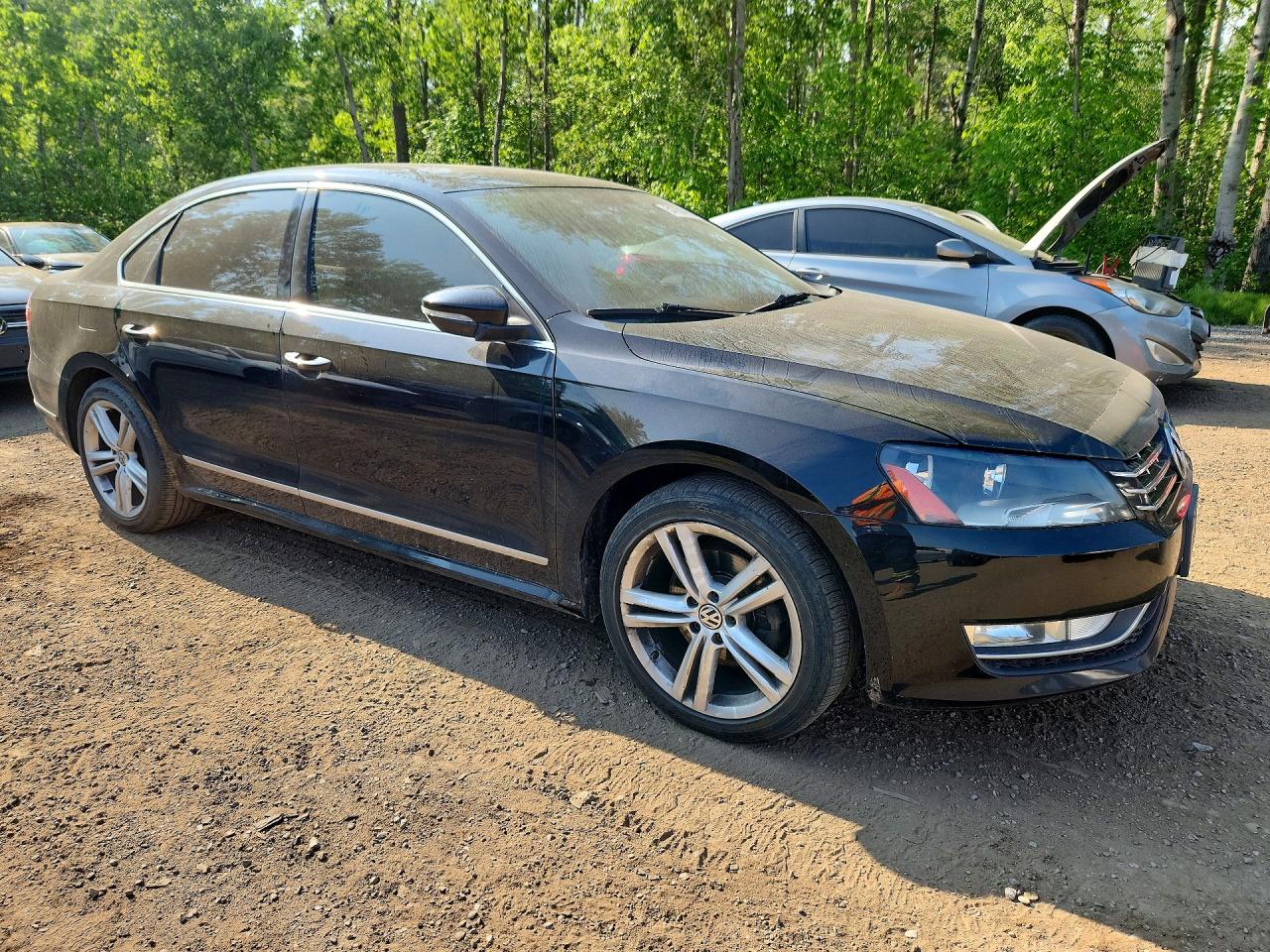 2012 Volkswagen Passat Sel Черный vin: 1VWCH7A39CC007648
