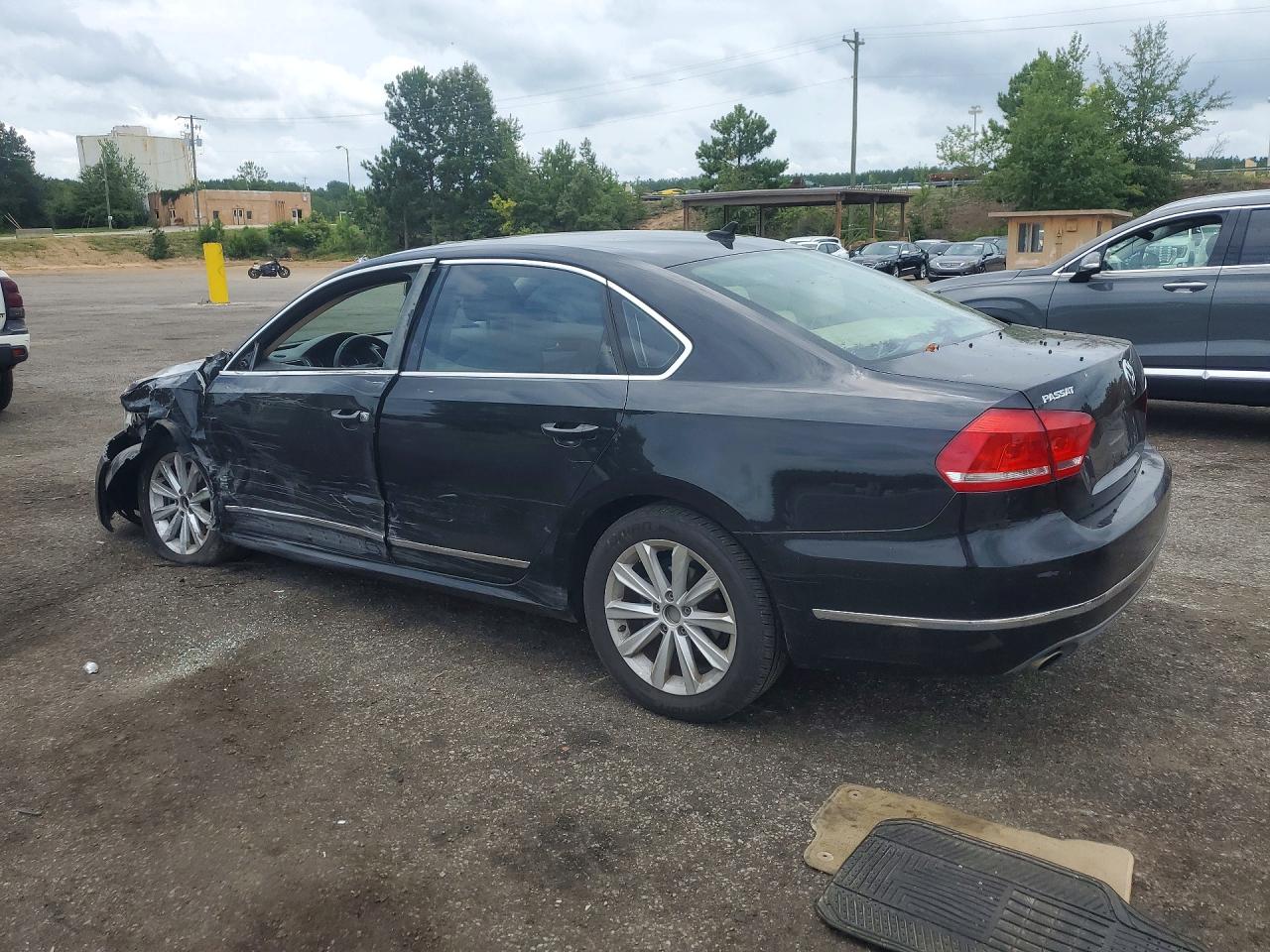 2012 Volkswagen Passat Sel Black vin: 1VWCH7A3XCC071908