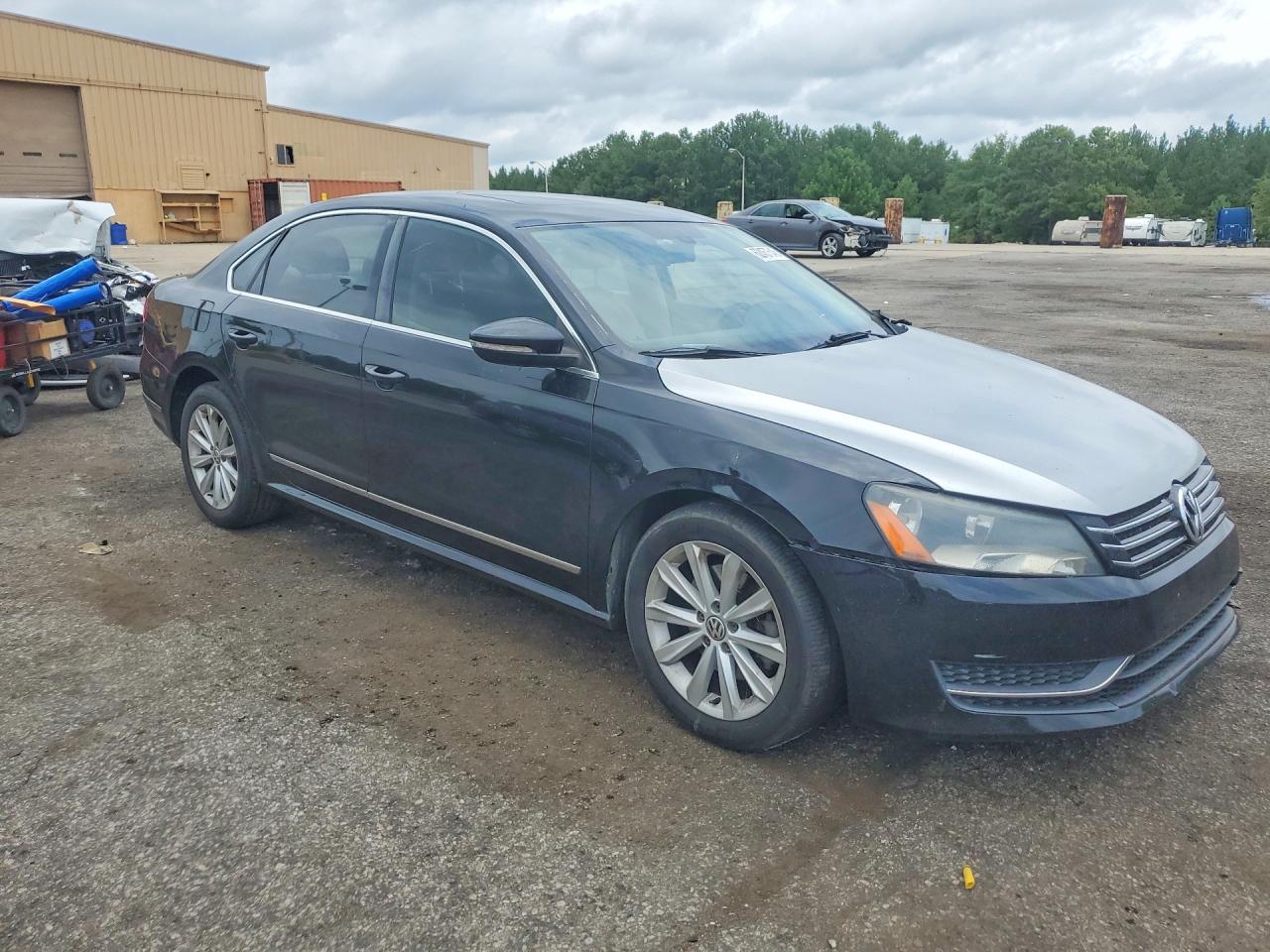 2012 Volkswagen Passat Sel Black vin: 1VWCH7A3XCC071908