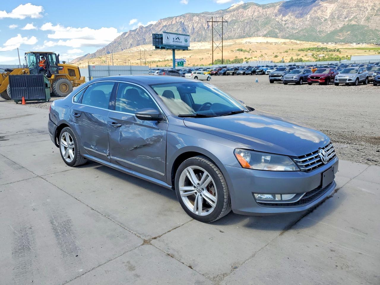 2012 Volkswagen Passat Sel Gray vin: 1VWCM7A31CC063109