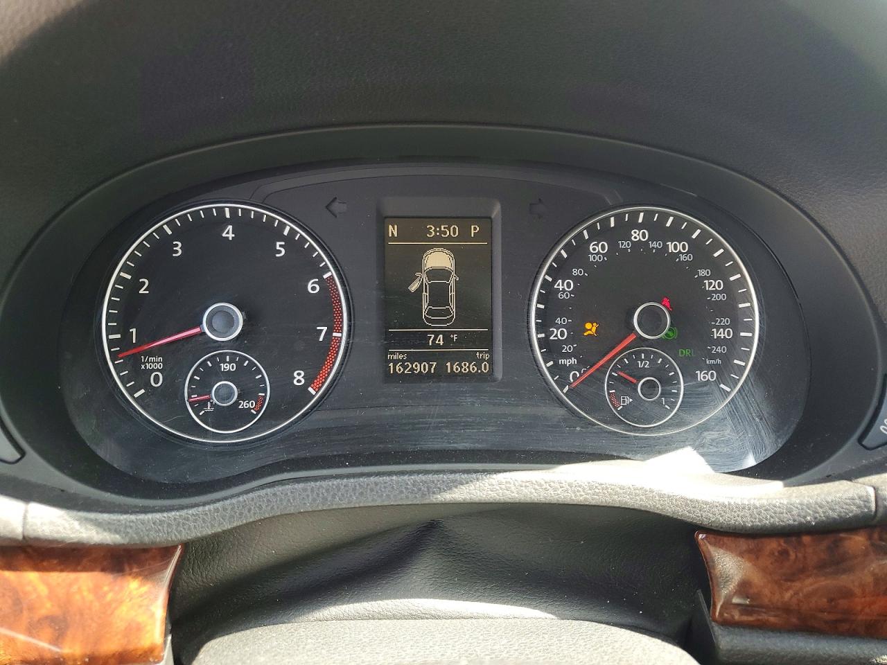 2012 Volkswagen Passat Sel Gray vin: 1VWCM7A31CC063109