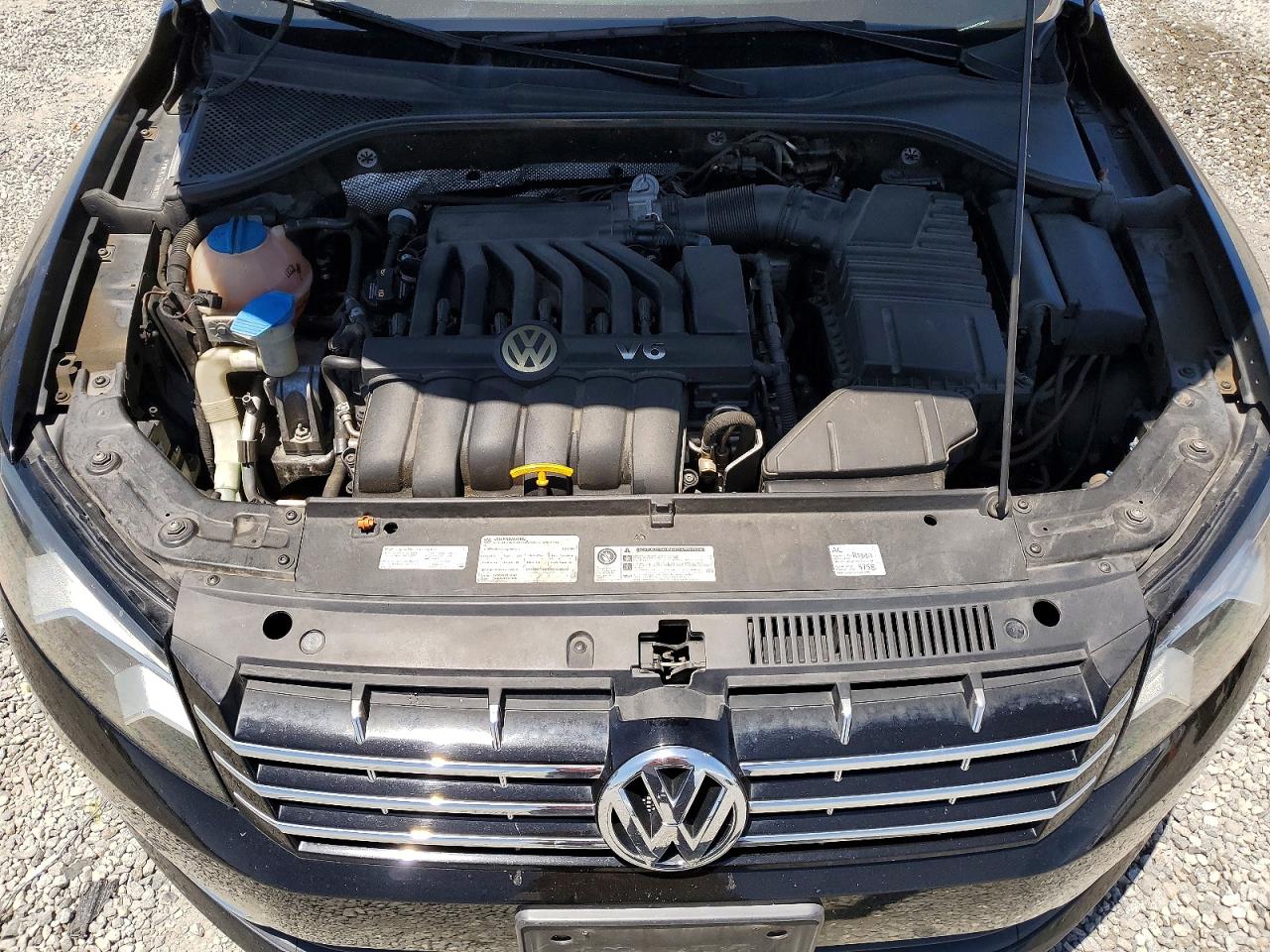 2012 Volkswagen Passat Sel Черный vin: 1VWCM7A32CC008782