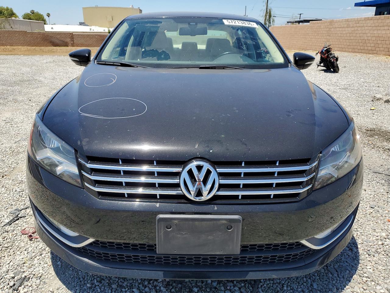 2012 Volkswagen Passat Sel Черный vin: 1VWCM7A32CC008782