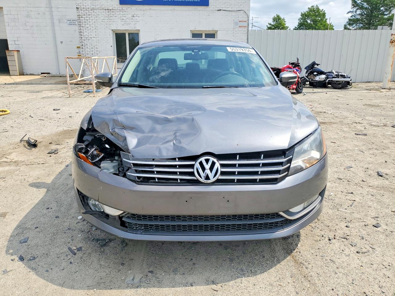 2014 Volkswagen Passat Sel Gray vin: 1VWCM7A34EC031726